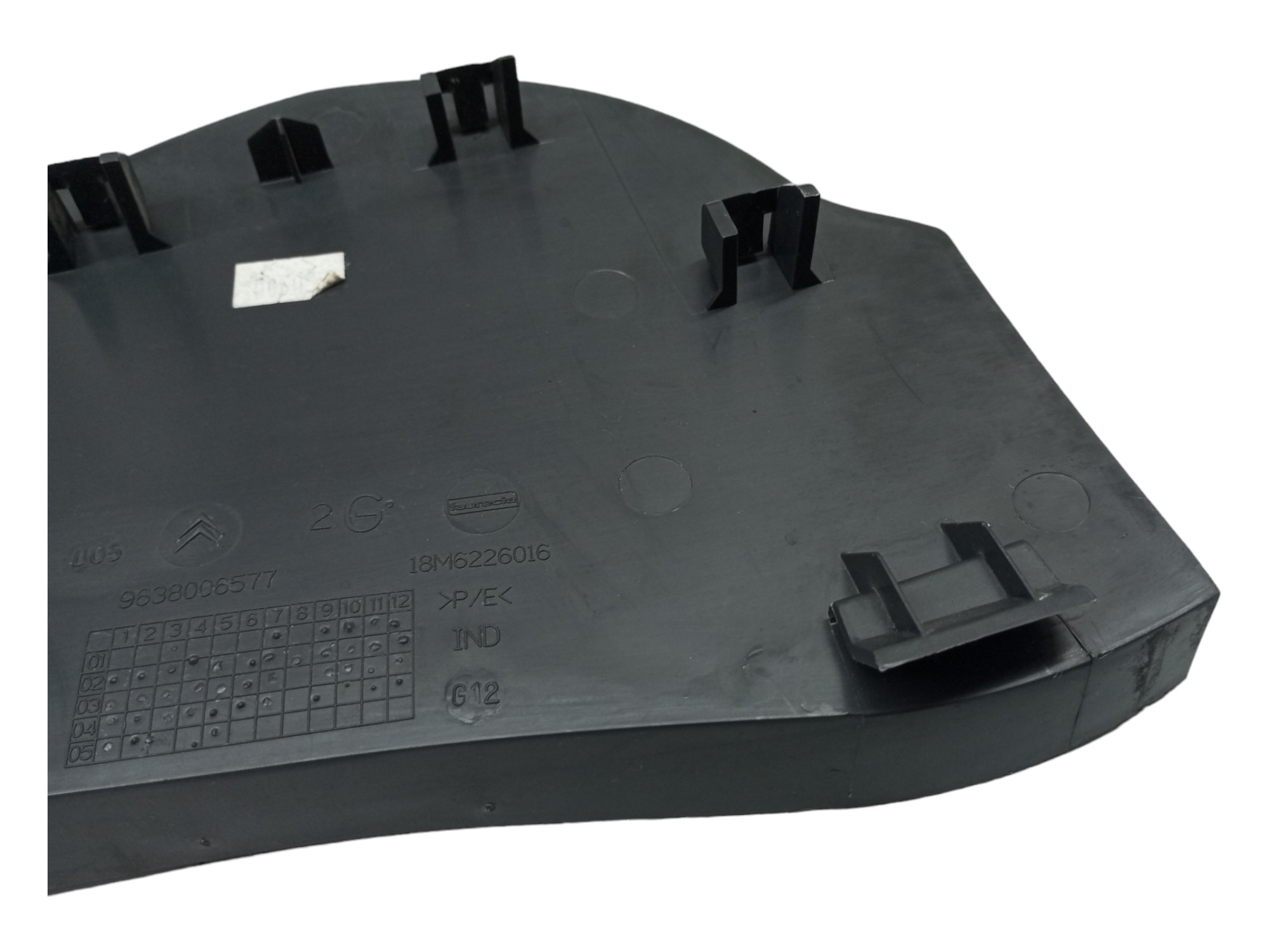 Acabamento Moldura Lateral Painel Citroen C3 2003 2006 2012 4