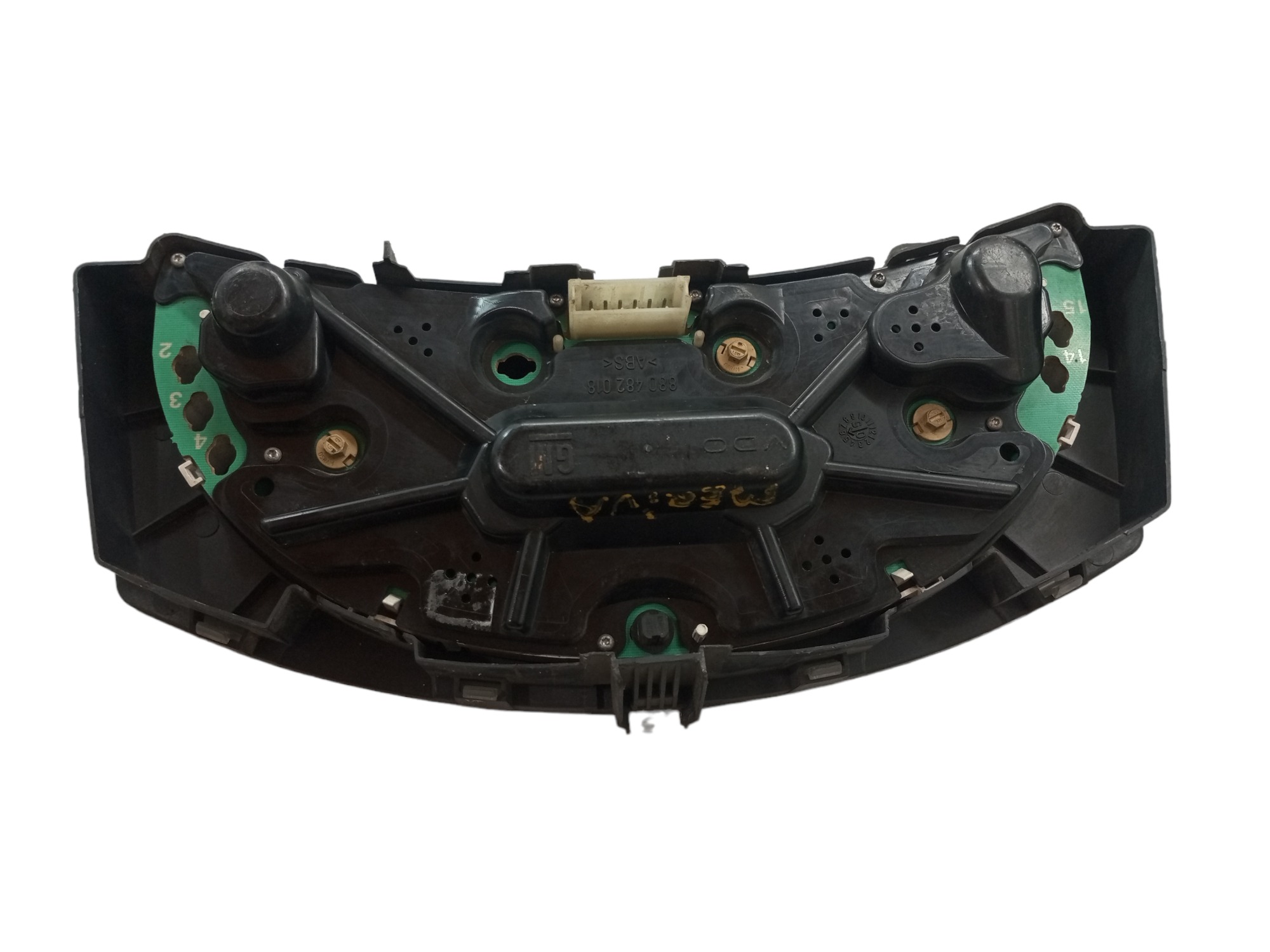 Painel Instrumento Velocimetro Meriva 2008 2009 2012 Gm  Preto 6