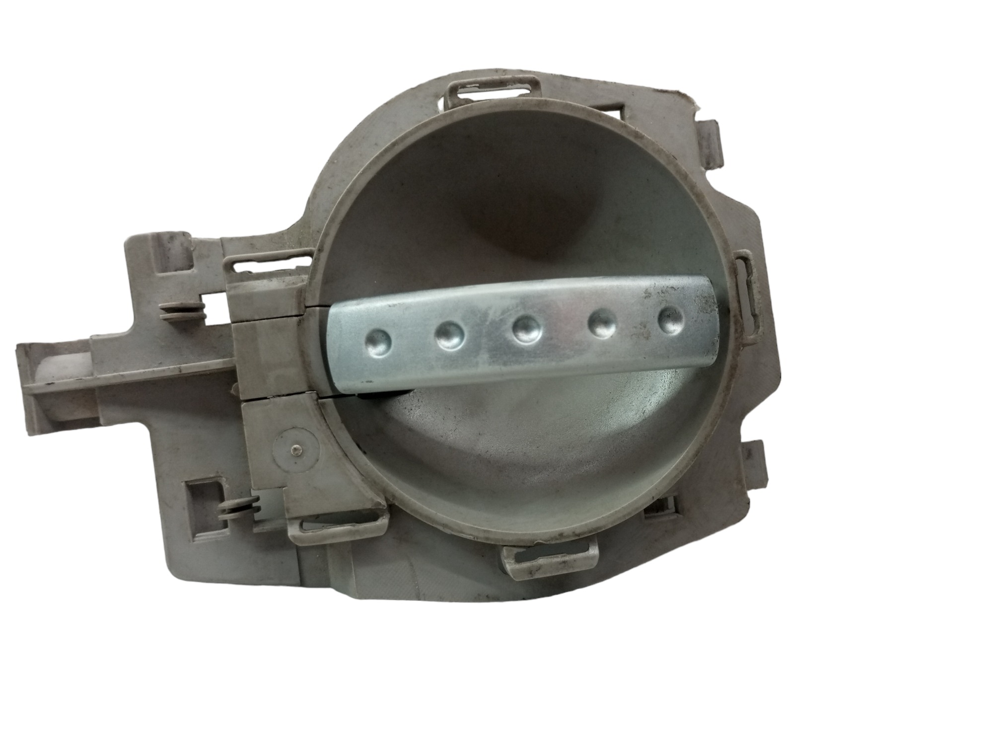 Macaneta Porta Citroen C3 2009 2012 Traseira Esquerda  Cinza Claro Traseira 1