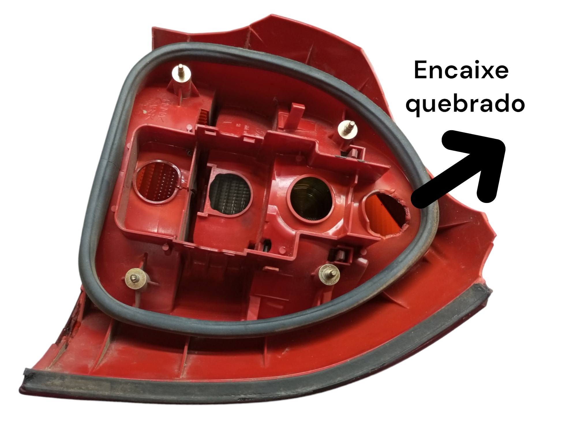 Lanterna Audi A3 Traseira Lado Esquerdo 96 98 2001 2004 Esquerdo Vermelho 4