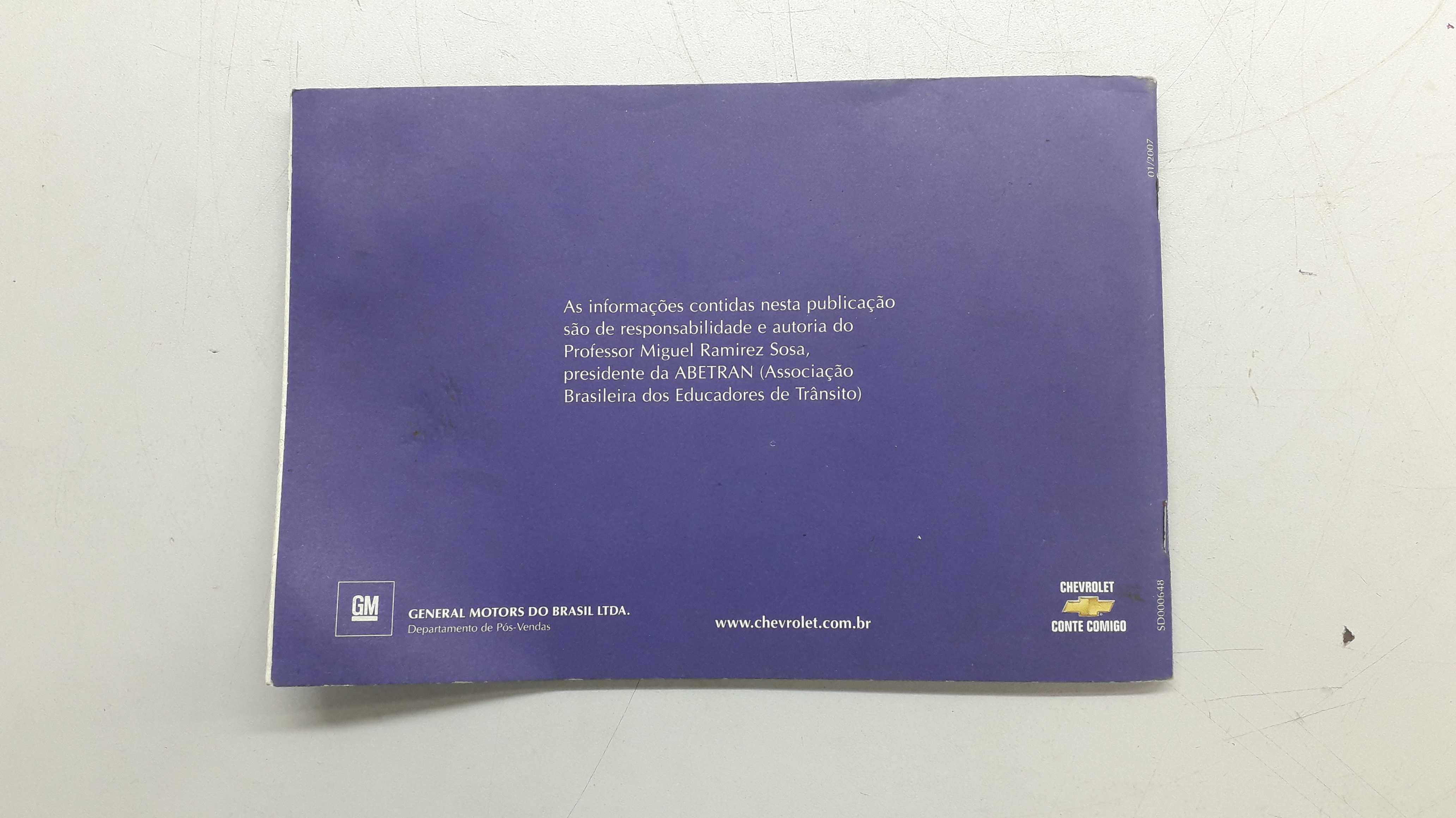 Manual Basico De Segurança No Trânsito Chevrolet 3