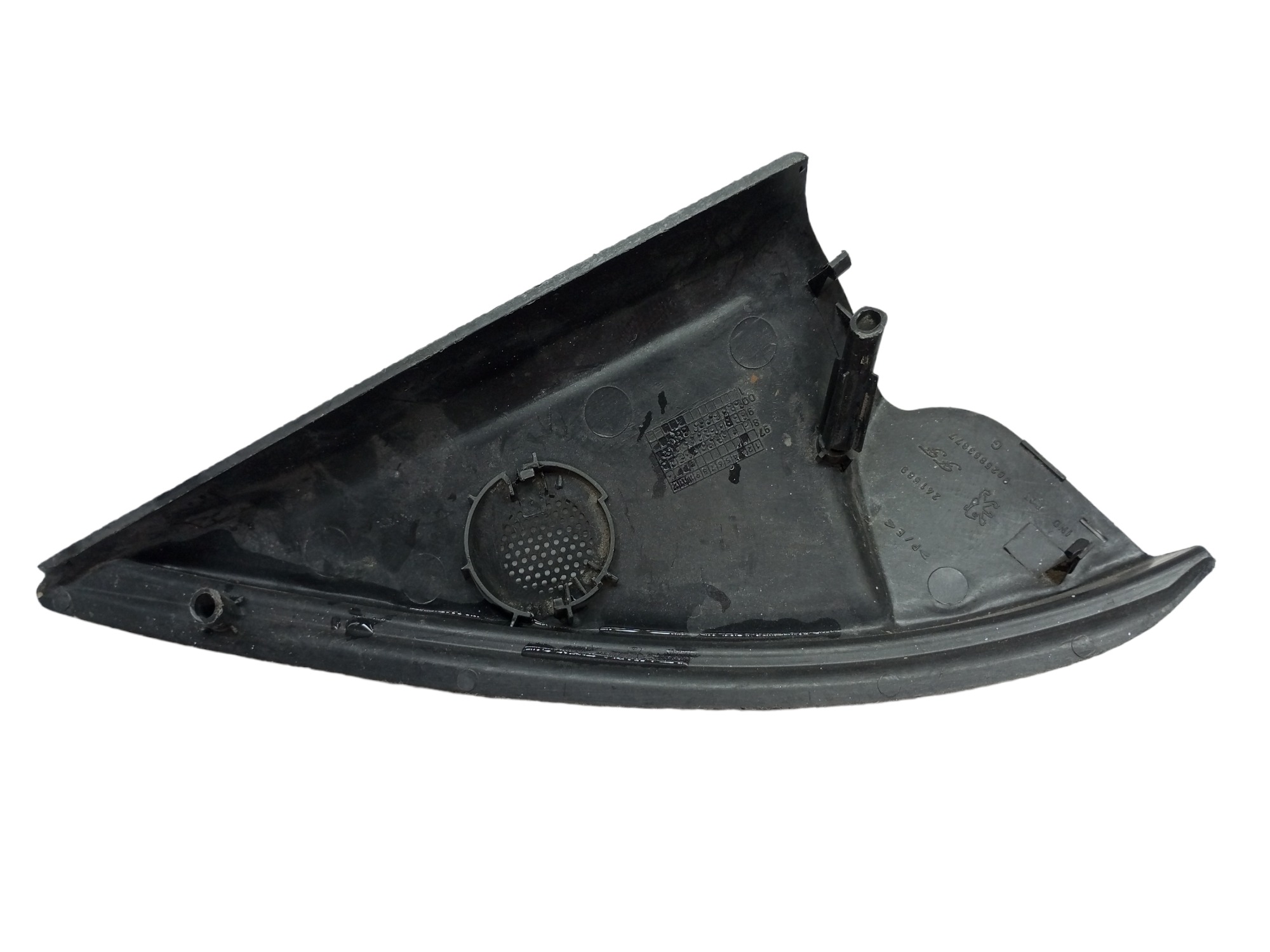 Acabamento Interno Retrovisor Direito Peugeot 206 2002 2006 Preto 2