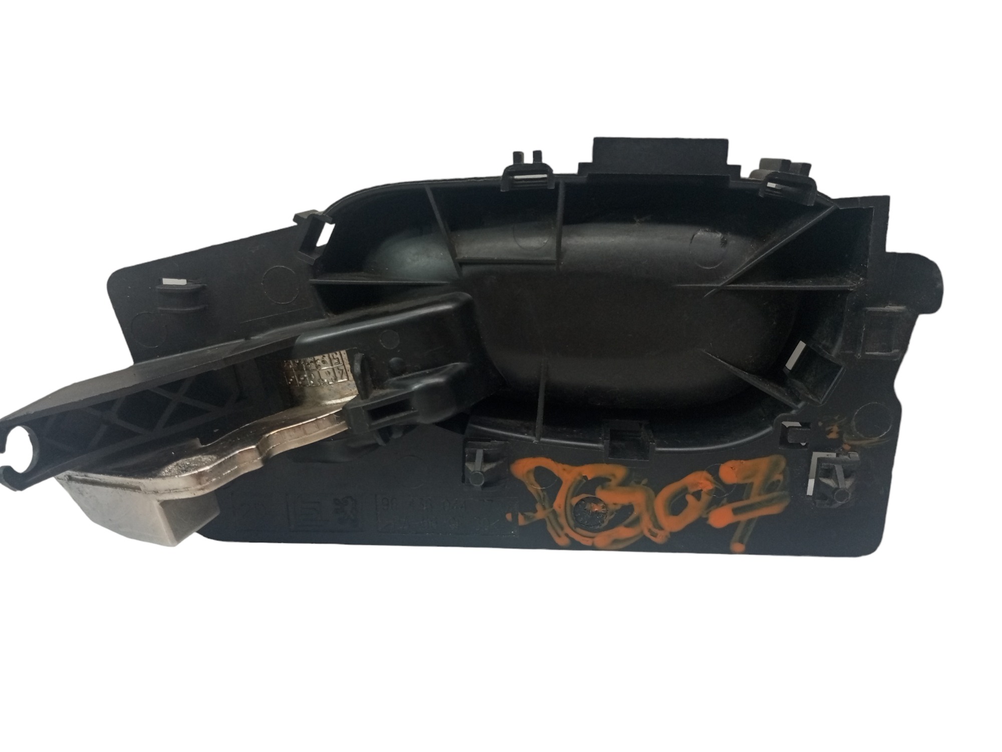 Macaneta Puxador Porta Peugeot 307 2004 2012 Lado Direito  Preto Traseira 5