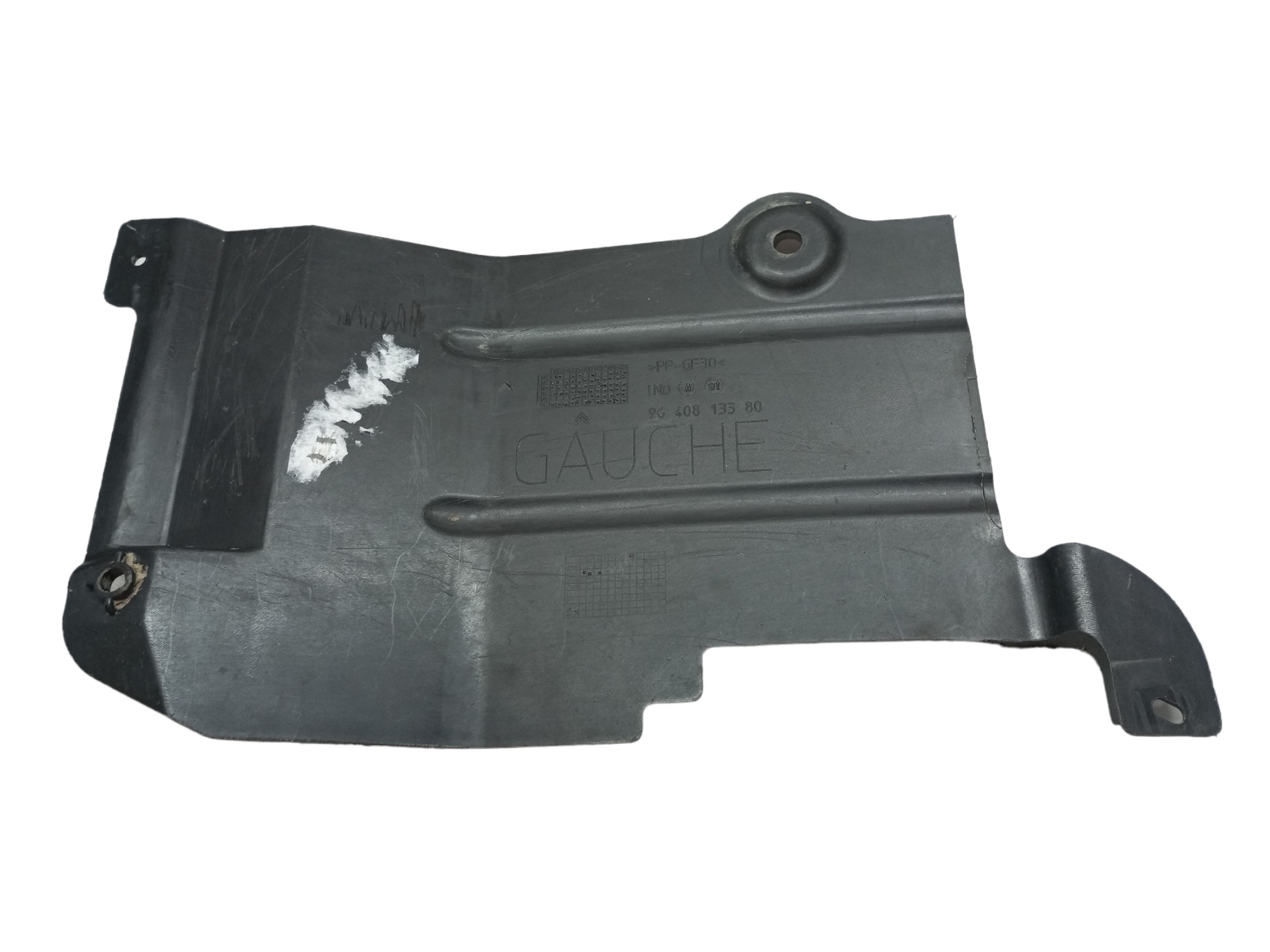 Capa Defletor Calor Inferior Citroen C3 2003 2012 Esquerdo