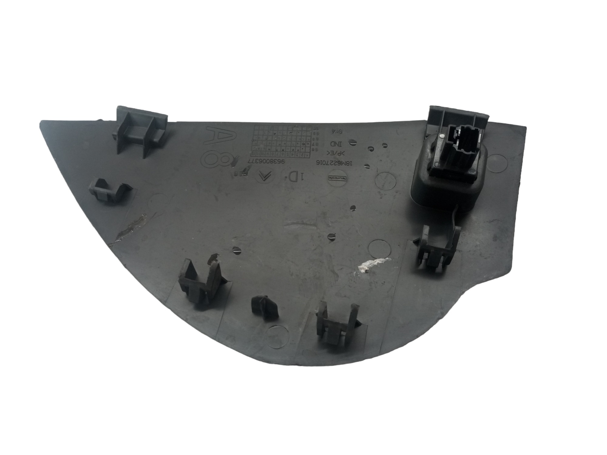 Acabamento Moldura Lateral Painel Citroen C3 2003 2008  Preto 1 7