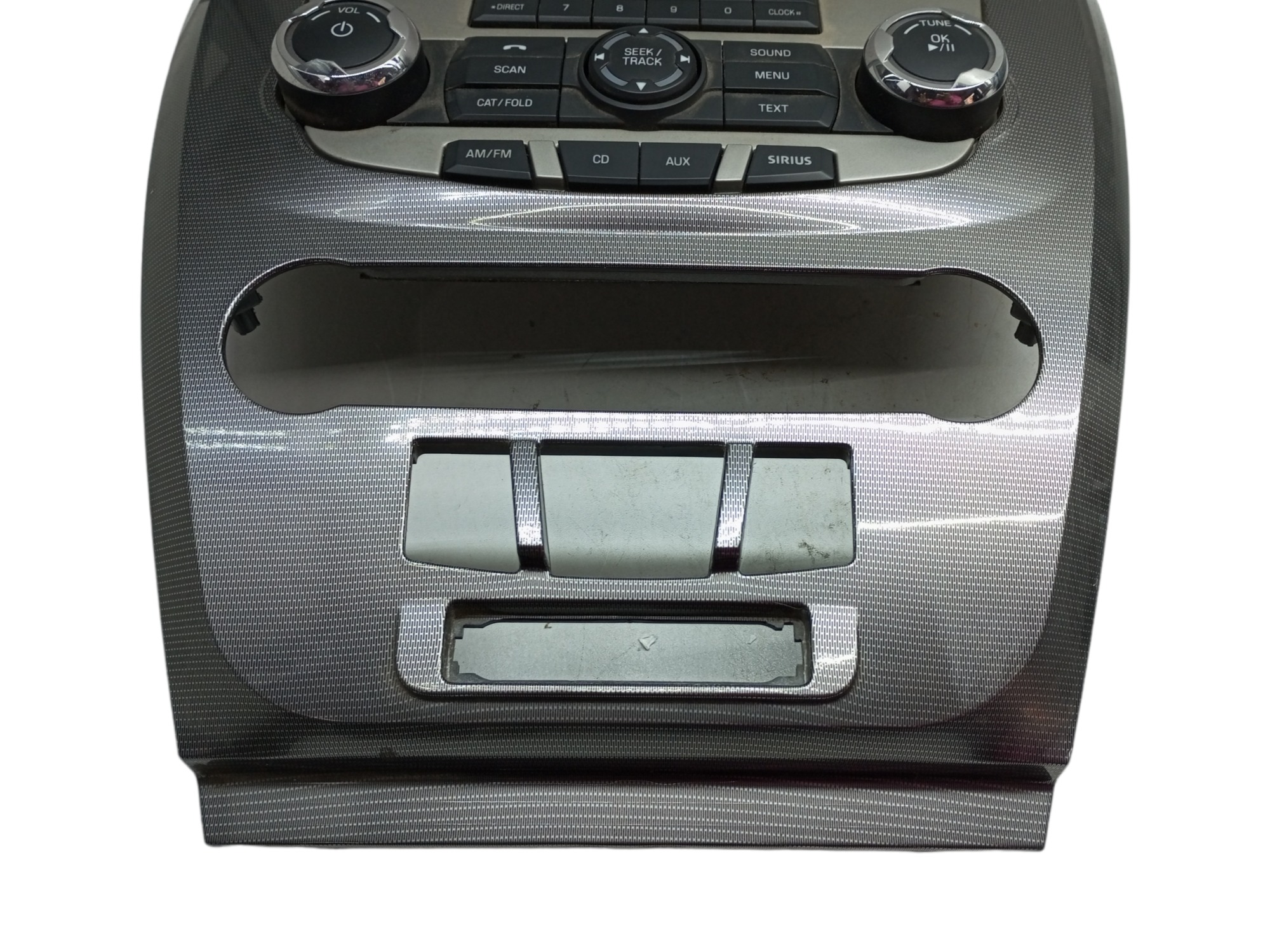 Moldura Painel Central Ford Fusion 2011 2012 Comando Som 5