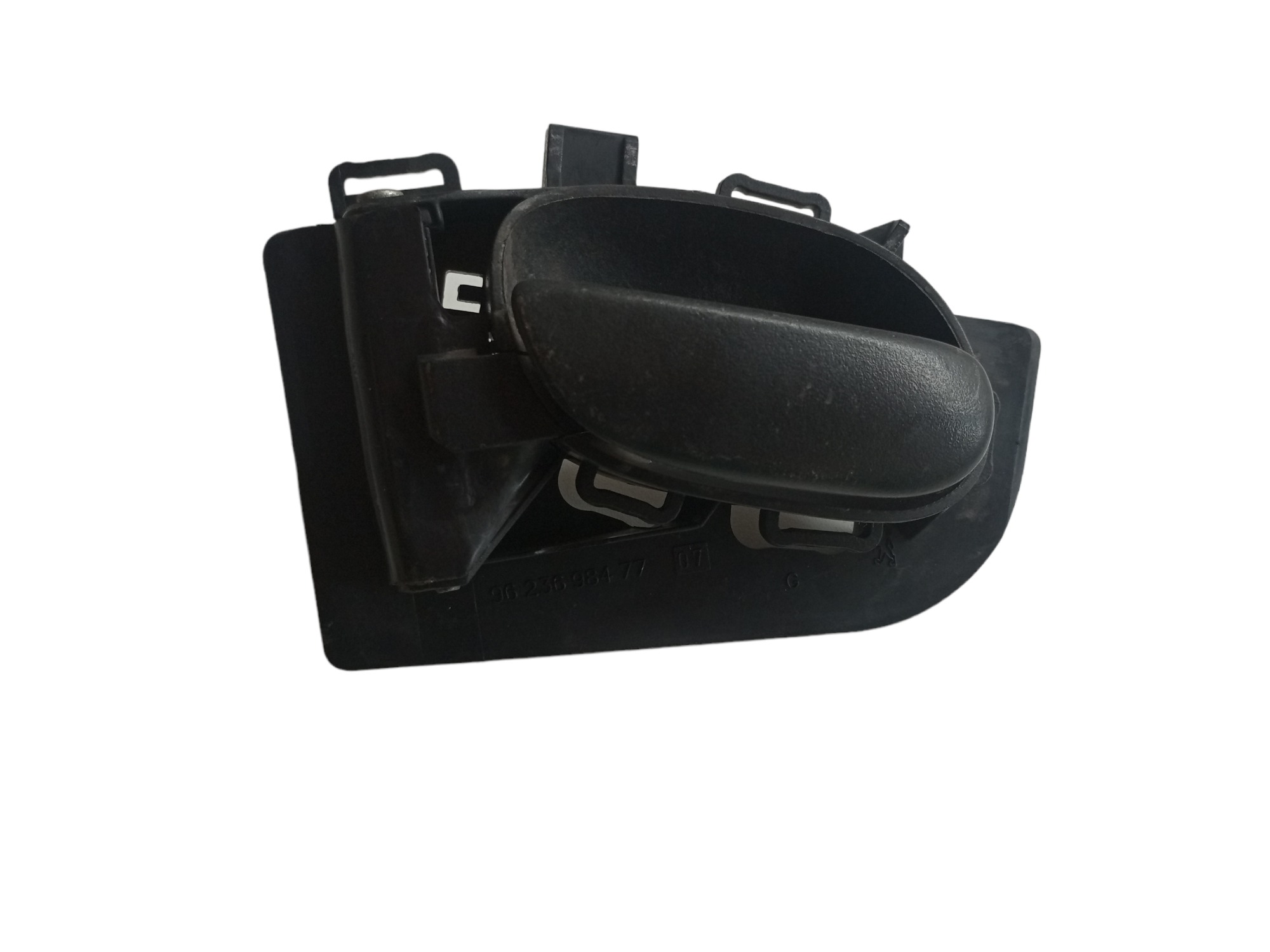 Macaneta Interna Peugeot 206 2003 2004 2005 2008 Esquerda  Preto Traseira 7
