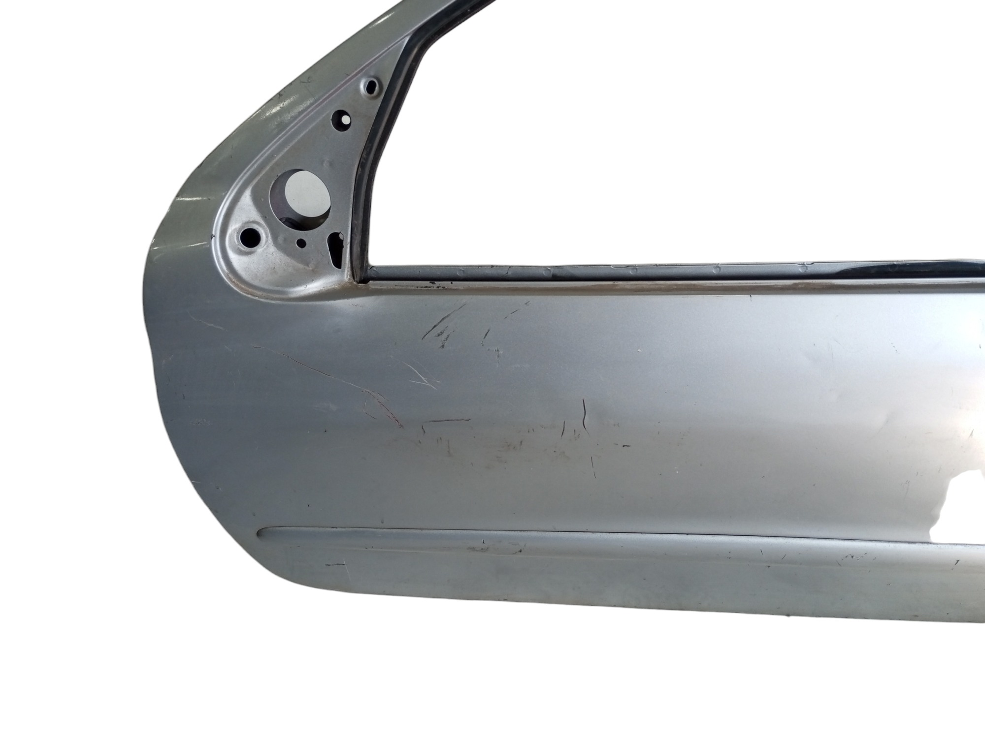 Porta Peugeot 206 2002 2003 2005 2008 Esquerdo 2 Portas Dianteira Esquerdo Prata 4