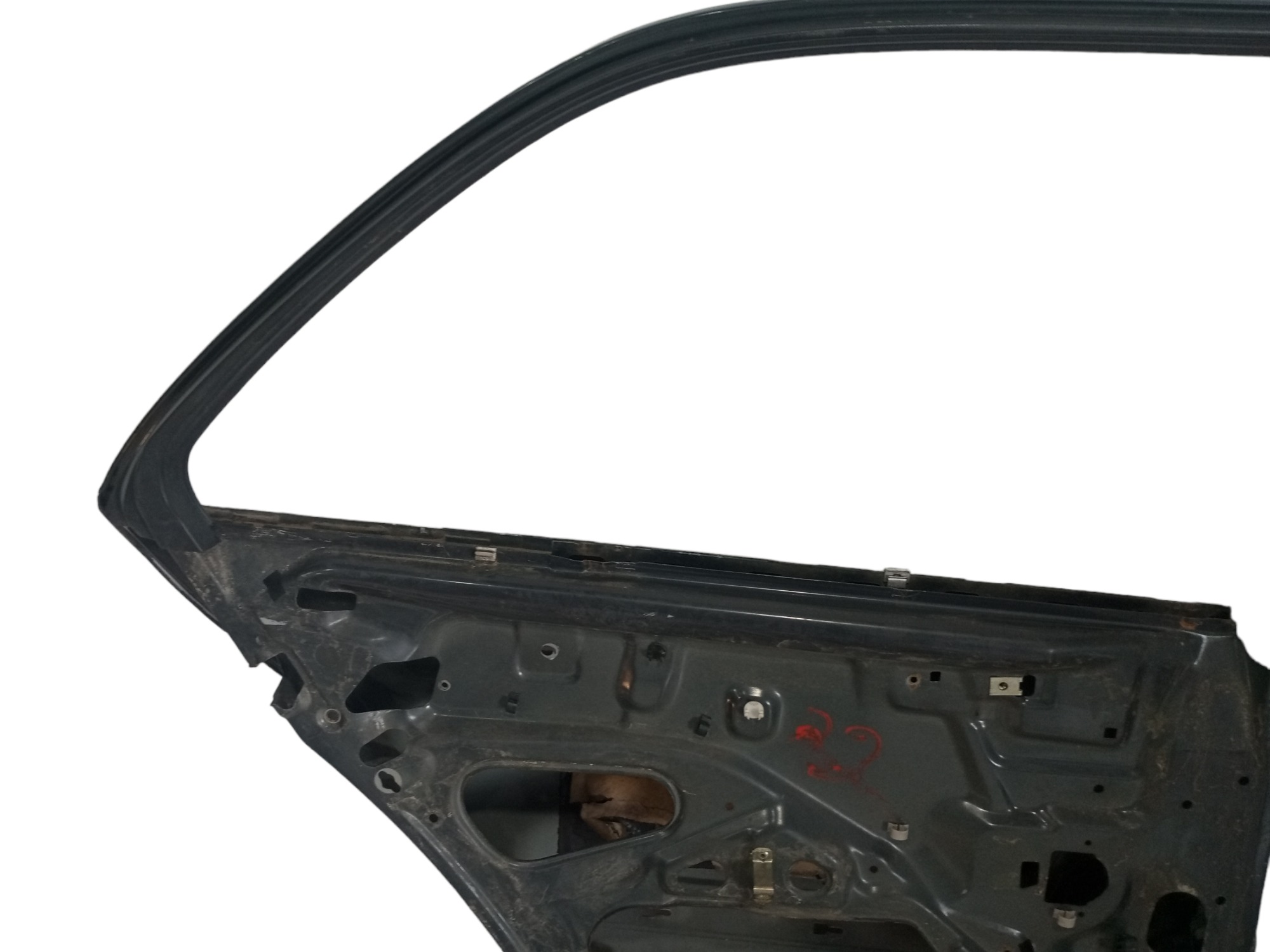 Porta Mercedes C280 C230 95 98 2000 2002 Traseira Esquerda Traseira Esquerdo Preto Fosco 3