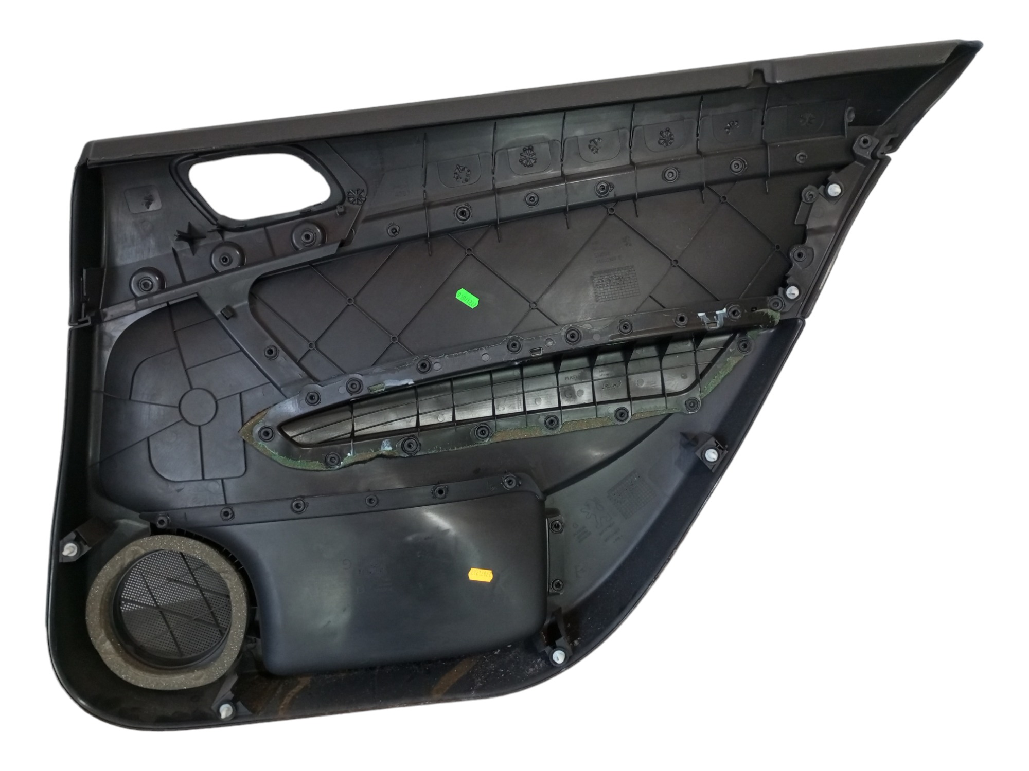 Forro Porta Peugeot 408 2012 2013 2014 Traseiro Esquerdo Preto 7