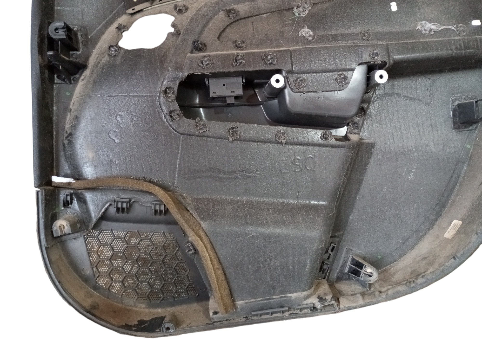 Forro Porta Vectra Elite Gm 2006 2012 Traseiro Esquerdo  Preto 5