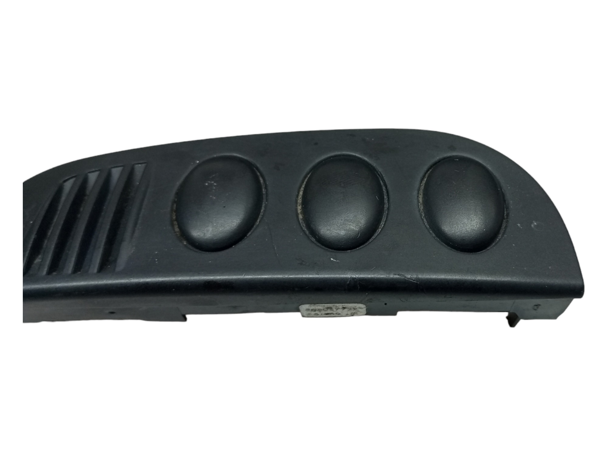 Moldura Botao Falso Citroen C3 2003 2006 2007 2009 2012  Preto 5