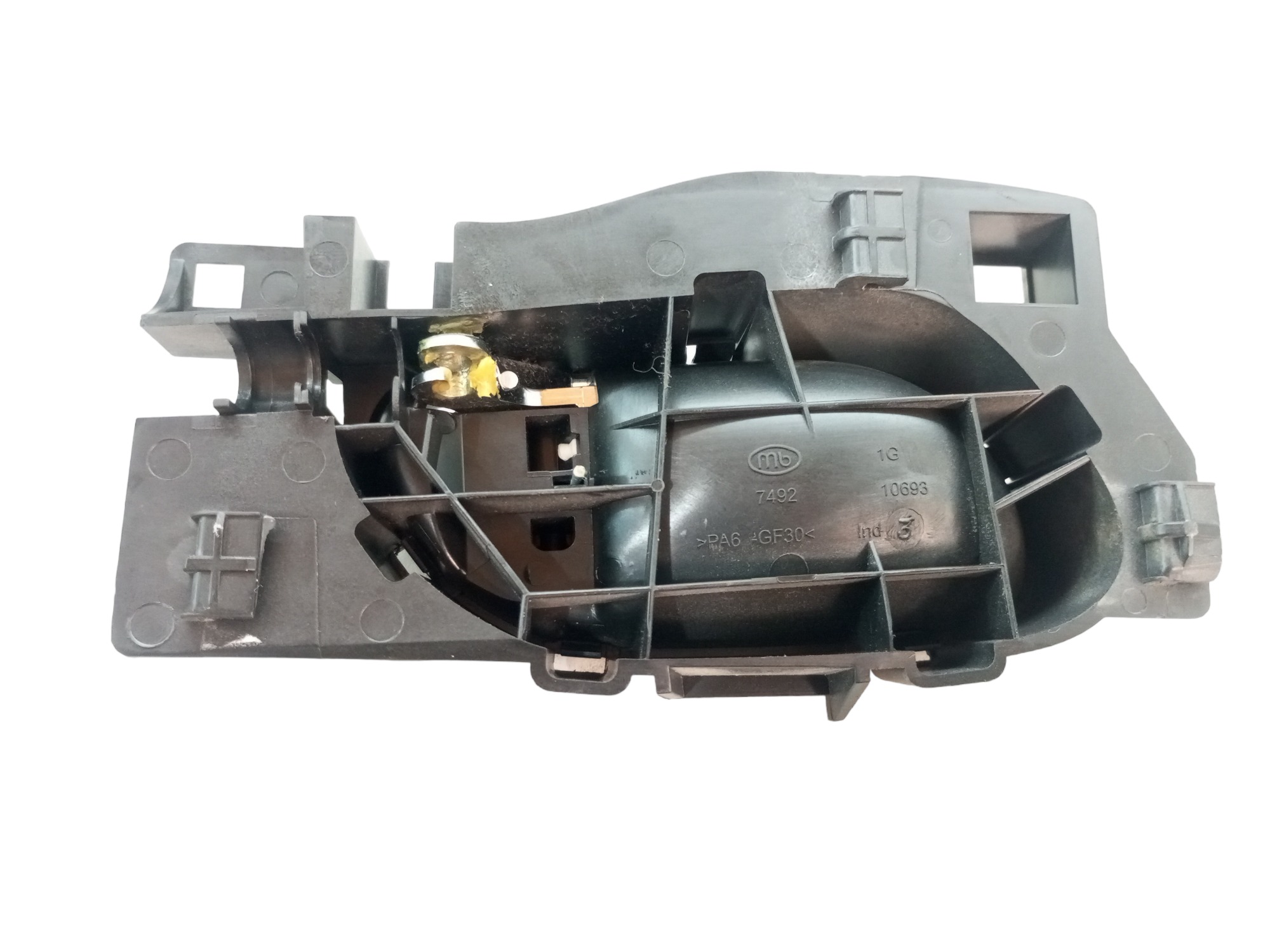 Macaneta Interna Porta Peugeot 408 308 2013 2014 Esquerdo  Cromado Traseira 3