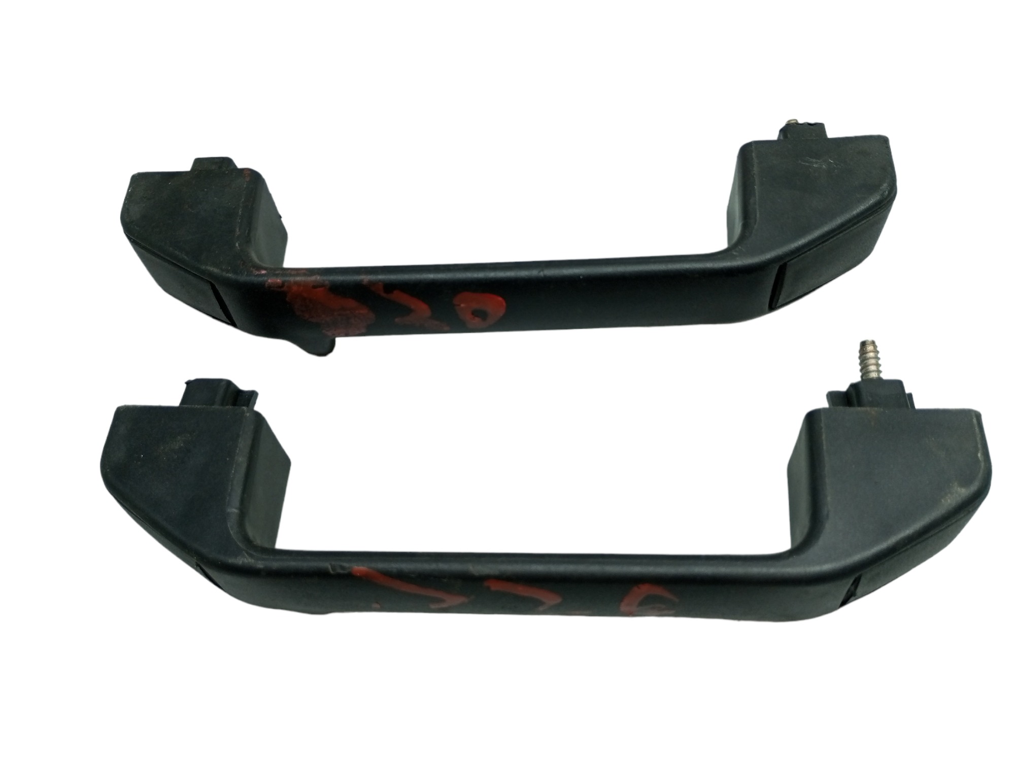Puxador Alca Teto Pqp Fiat Uno Par 94 95 96 97 98 99 2000 Preto 3
