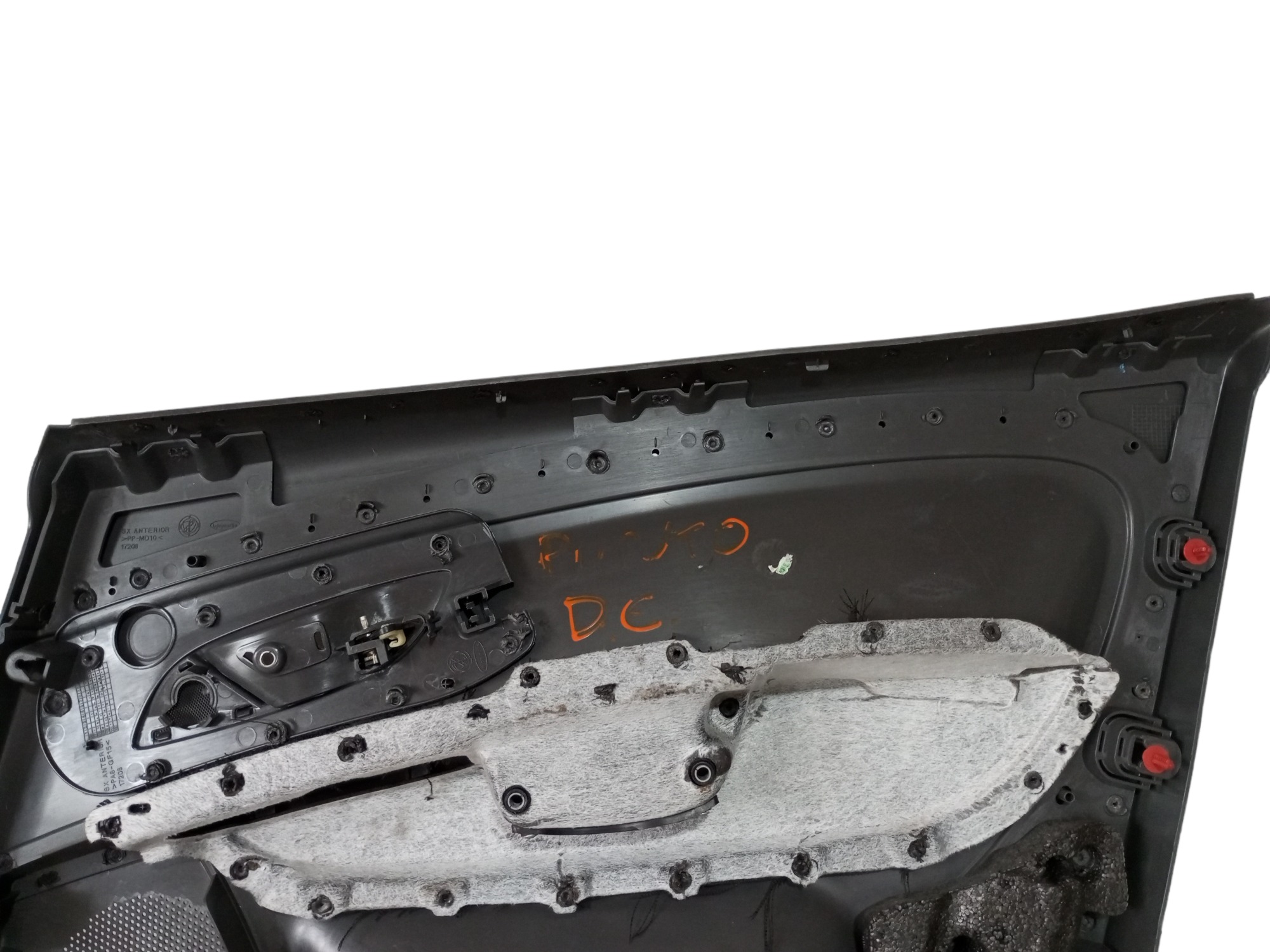 Forro Porta Fiat Punto 2008 2009 2010 Dianteiro Esquerdo  Preto 7