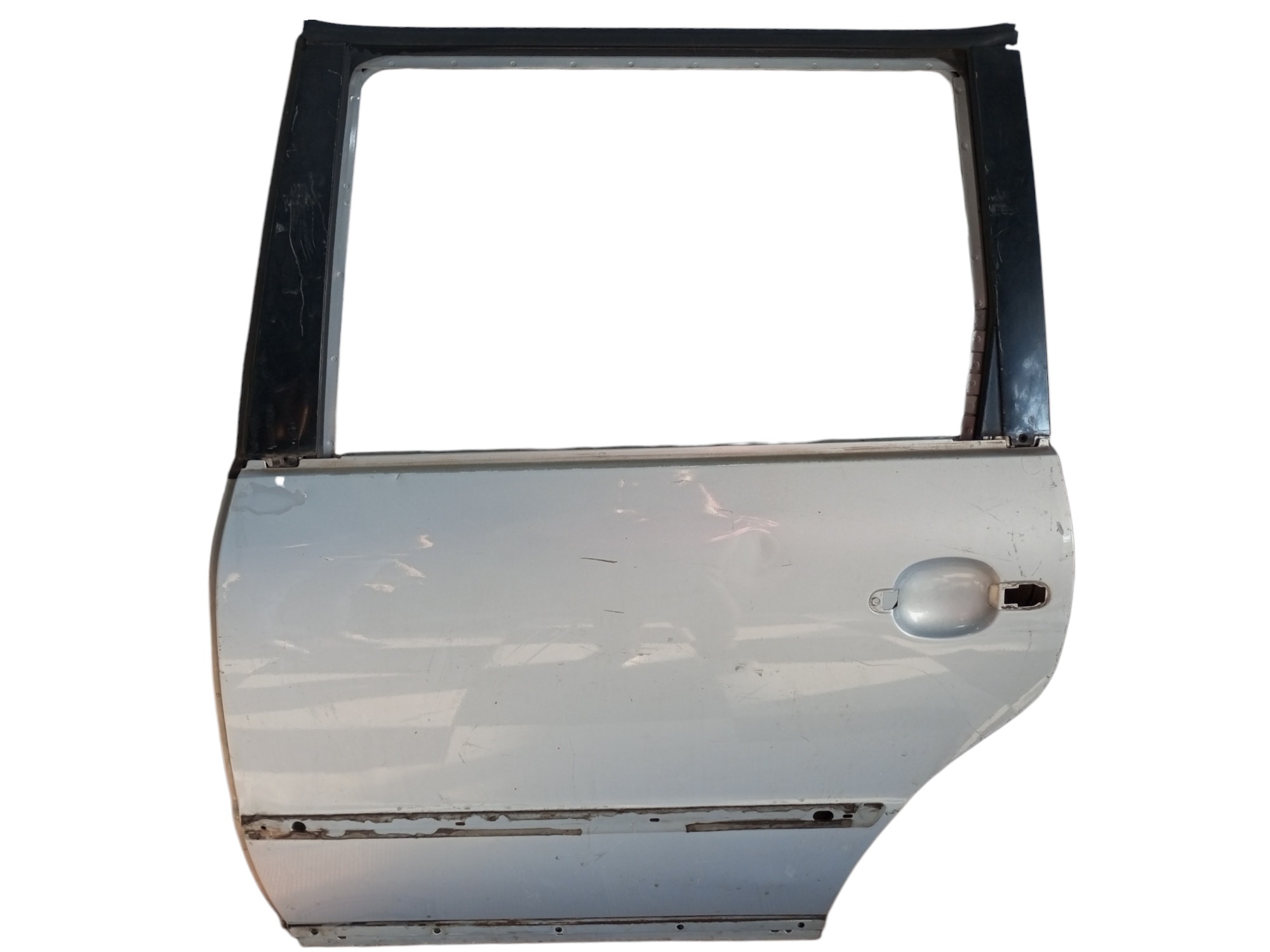 Porta Polo 2002 2004 2005 2007 2010 2012 Traseira Esquerda  Traseira Esquerdo Prata 1