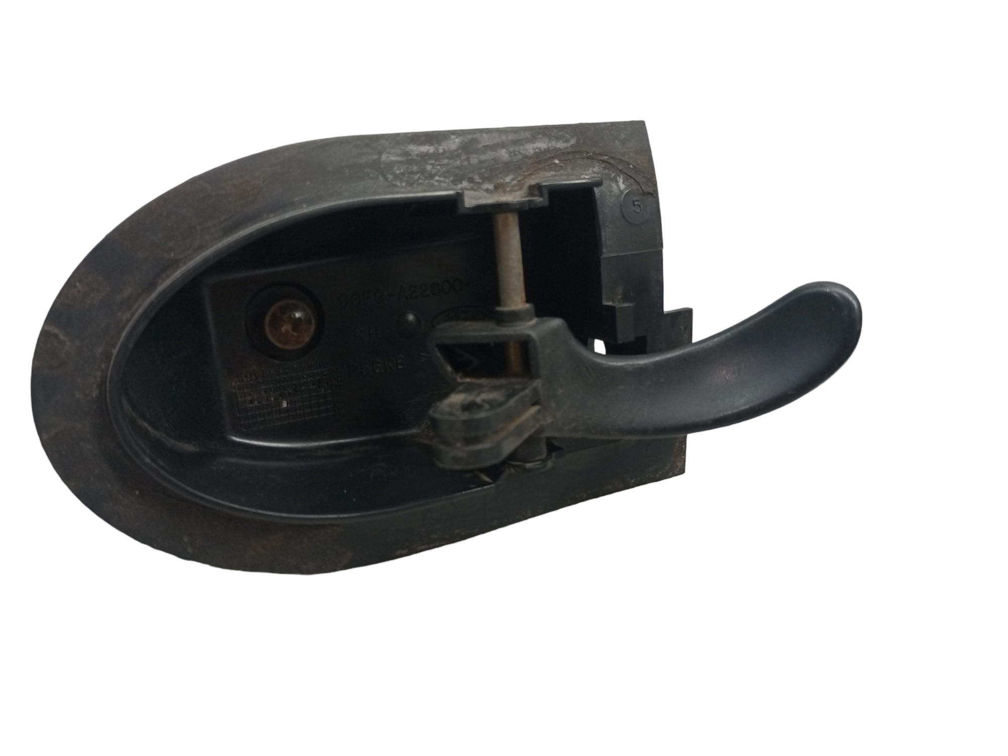 Macaneta Porta Ford Courier Fiesta 96 2001 Interna Direita  Preto Dianteira/traseira 2