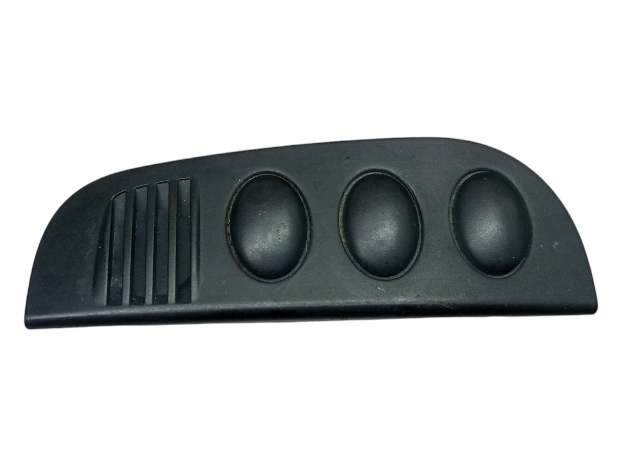 Moldura Botao Falso Citroen C3 2003 2006 2007 2009 2012  Preto 1