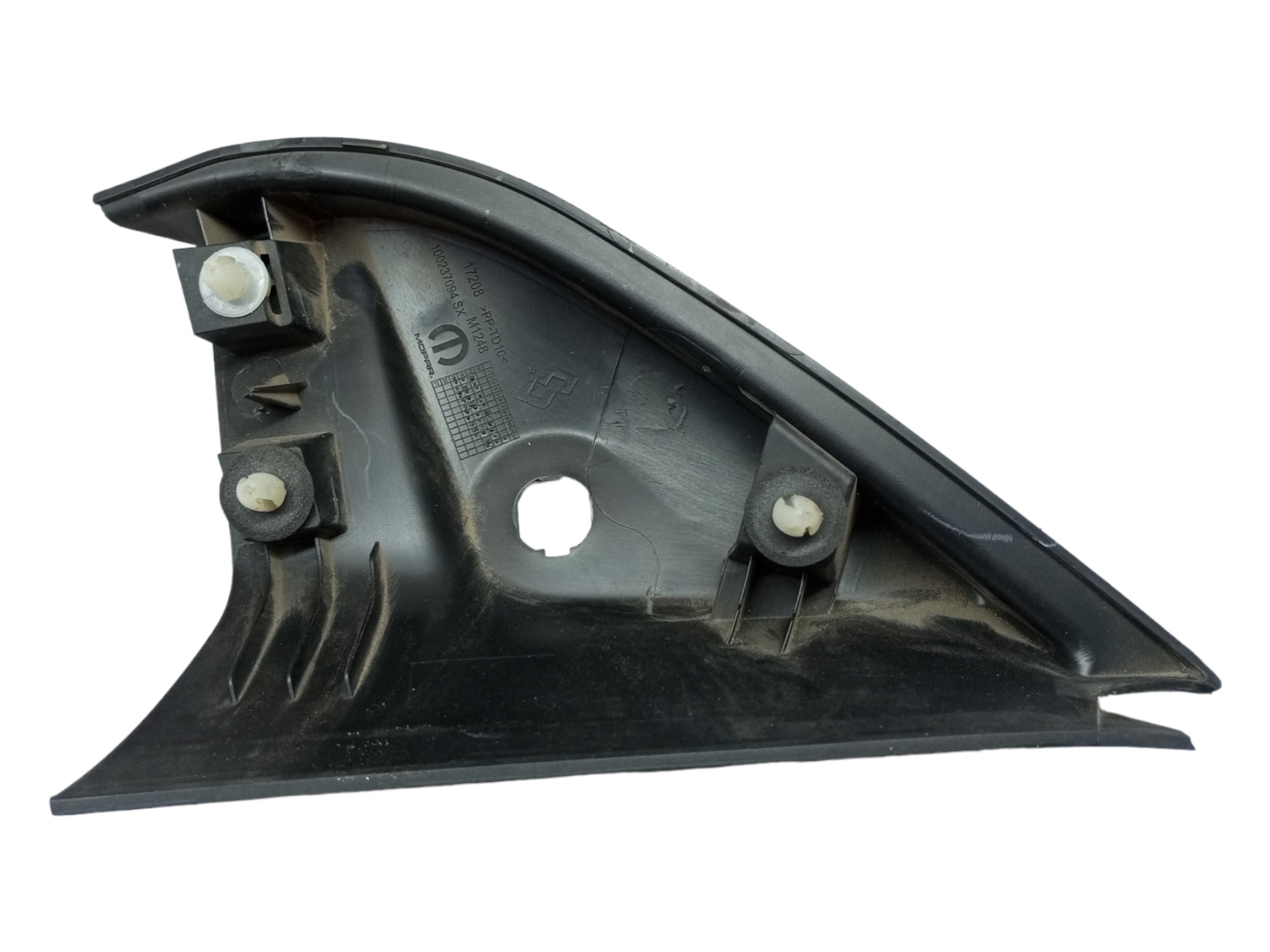Moldura Interna Retrovisor Fiat Argo 2017 2020 Esquerdo Preto 5