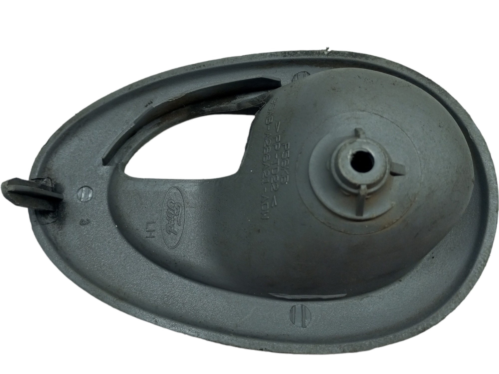 Moldura Macaneta Ford Escort Zetec 97 98 Traseira Esquerda Cinza Traseira 4