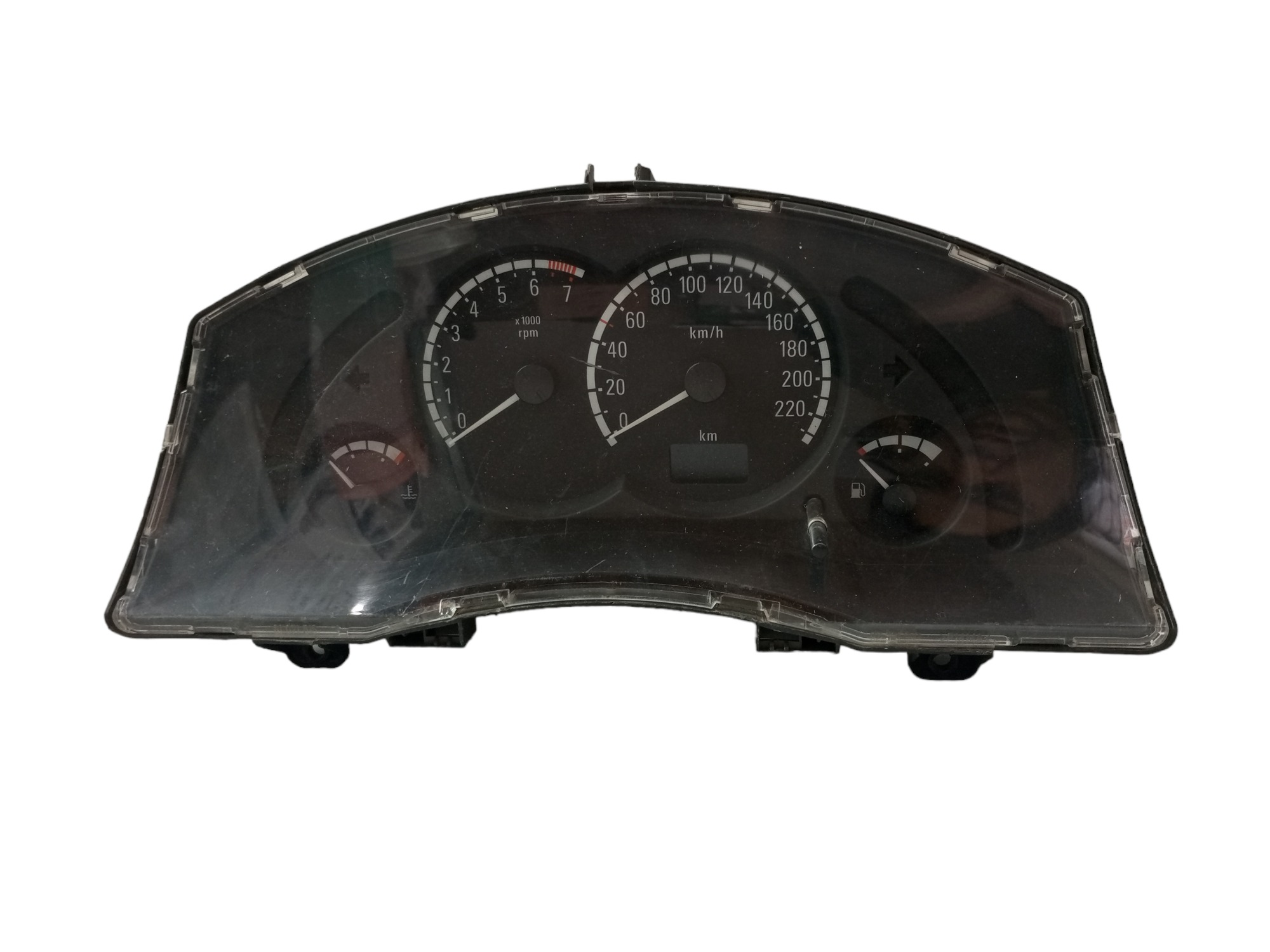 Painel Instrumento Velocimetro Meriva 2008 2009 2012 Gm  Preto 5