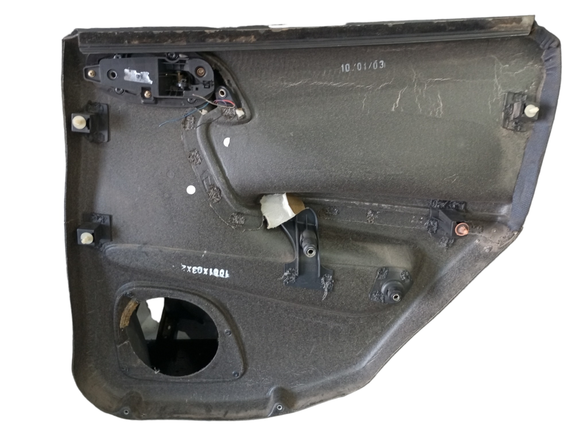 Acabamento Forro De Porta Traseira Esquerda Fiat Stilo 2008 Preto 4