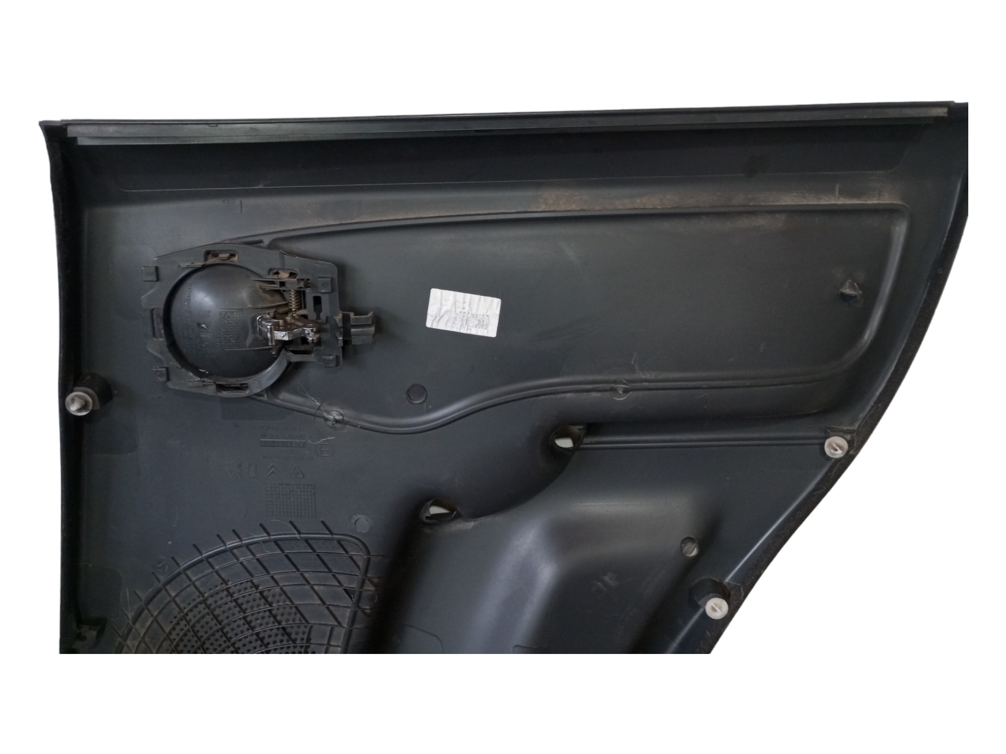 Forro Porta C3 2003 2006 2008 2009 2012 Traseira Esquerda Preto 6