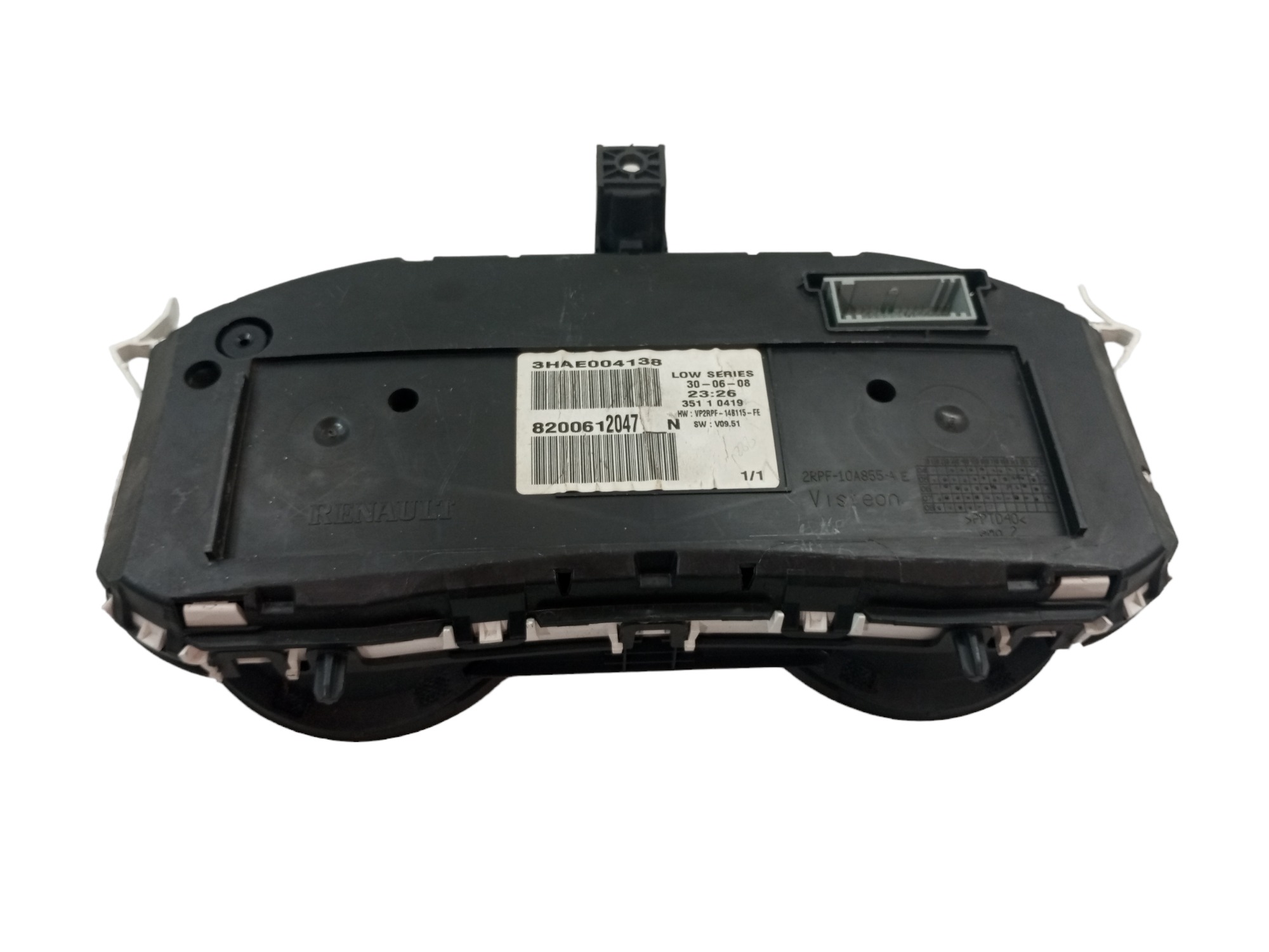 Painel Instrumento Velocimetro Renault Megane 2007 2008 2012 Preto 6