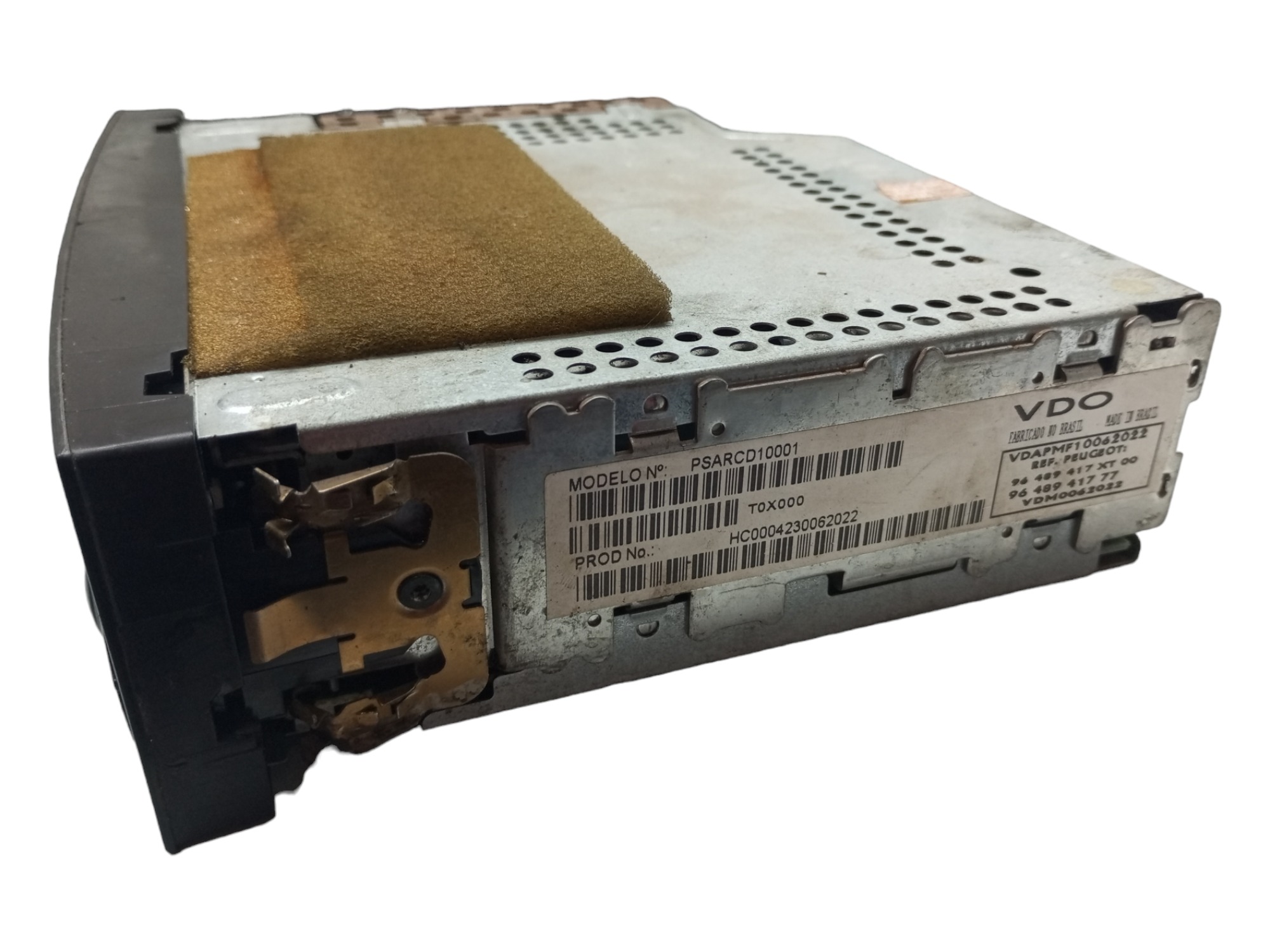 Radio Central Peugeot 307 2004 2005 2006 2007 2007 Som Cd 2