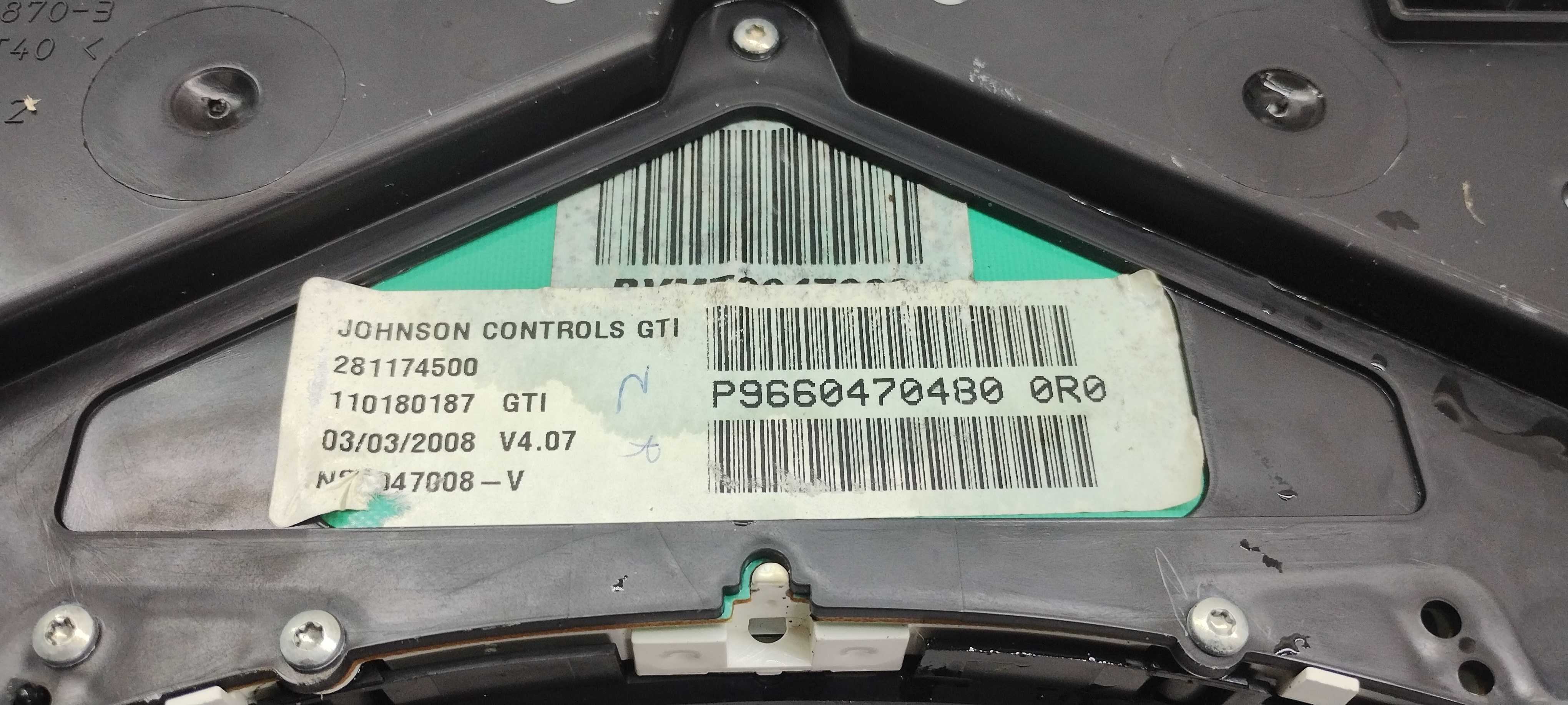 Painel De Instrumentos Velocímetro Peugeot 307 2007 4