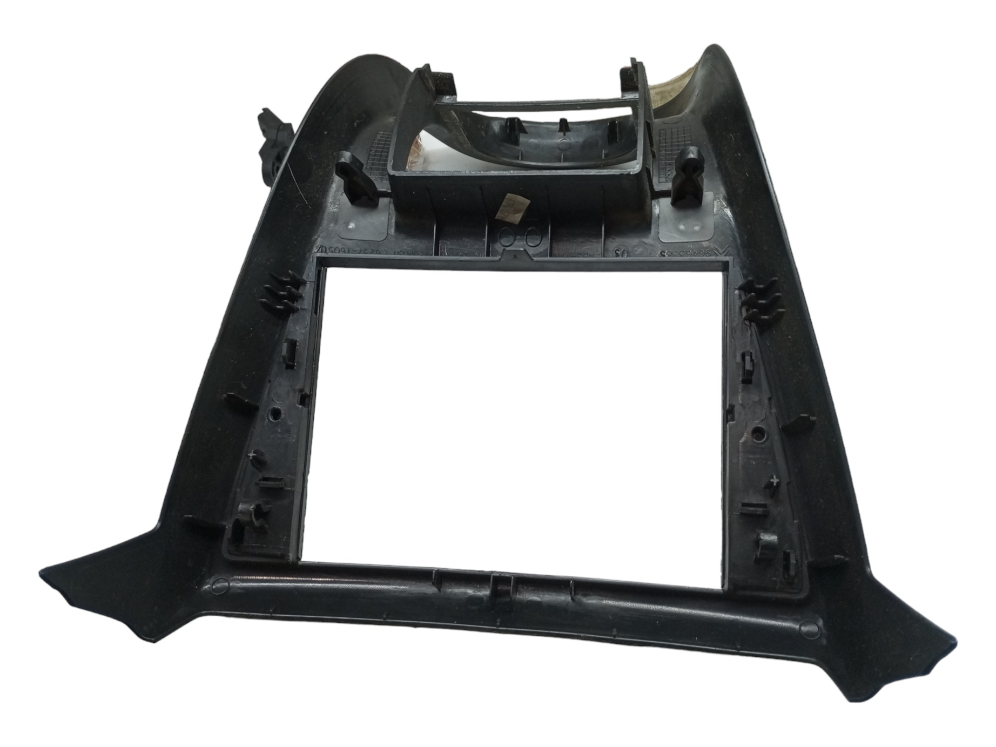Moldura Console Central Citroen C4 Pallas 2008 2009 2012 Preto 3