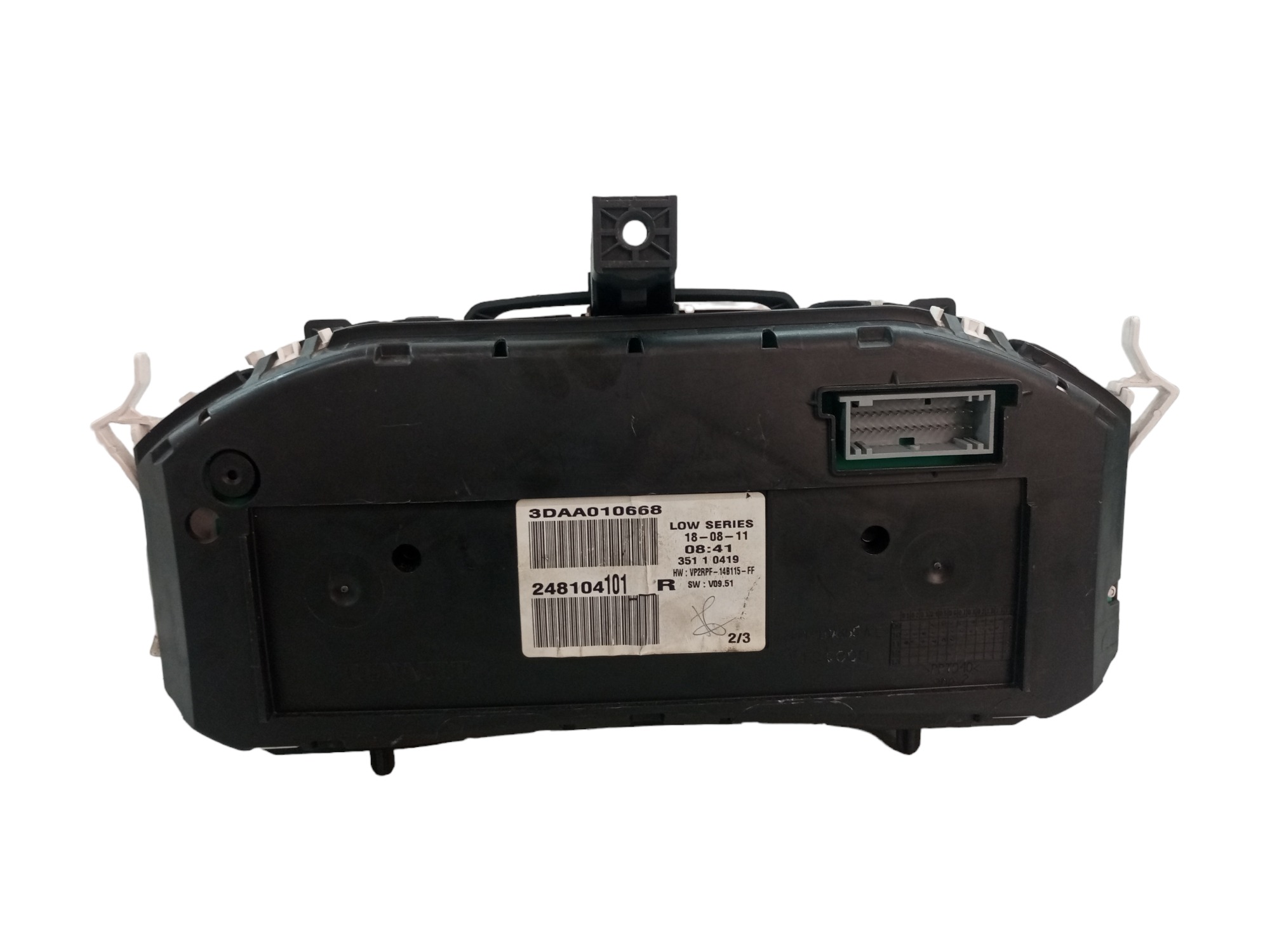 Painel Instrumento Velocimetro Megane Renault 2007 2008 2012 Preto 8