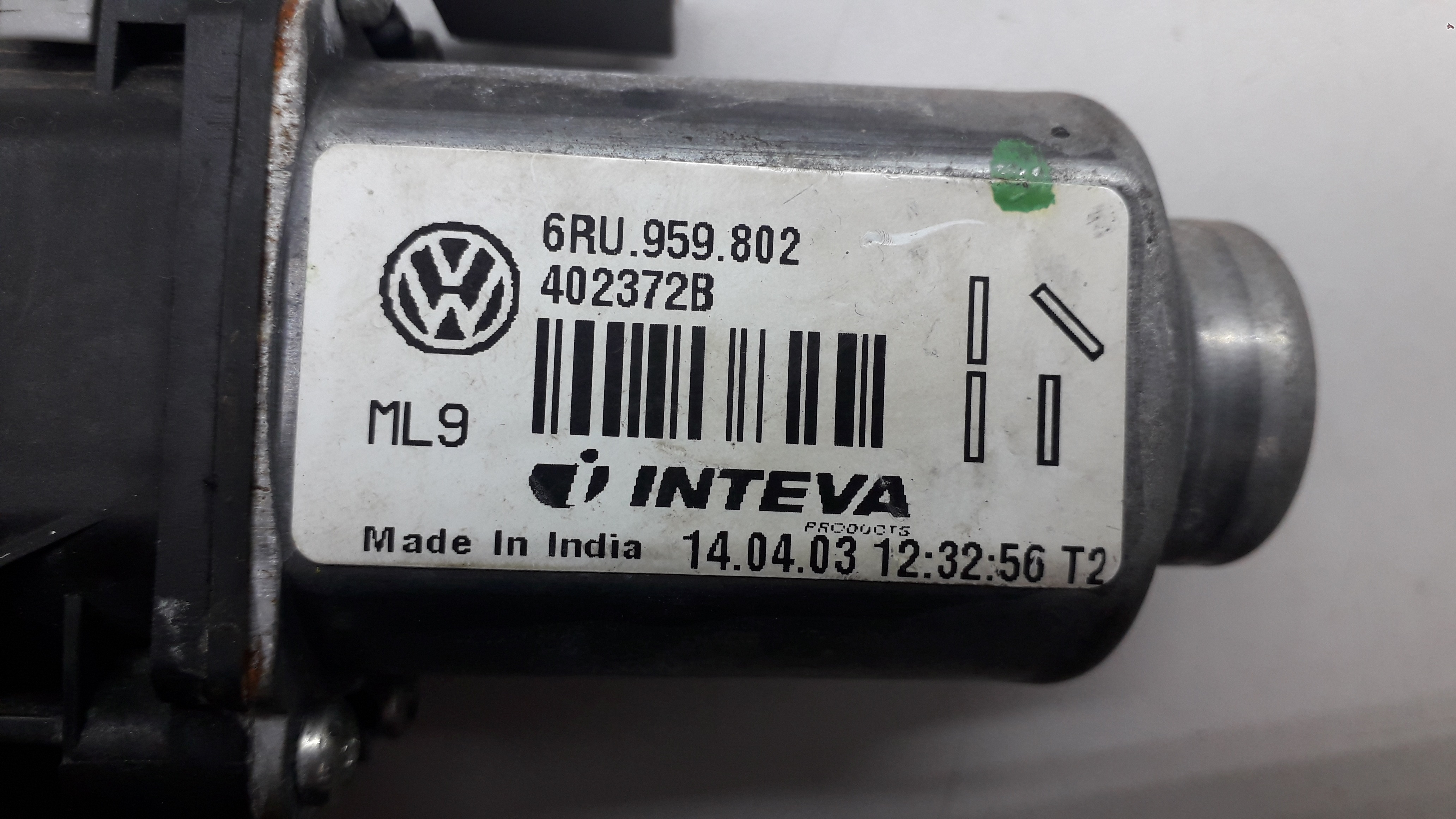 Motor Máquina De Vidro Dianteiro Esquerdo Vw Up! 2013 7