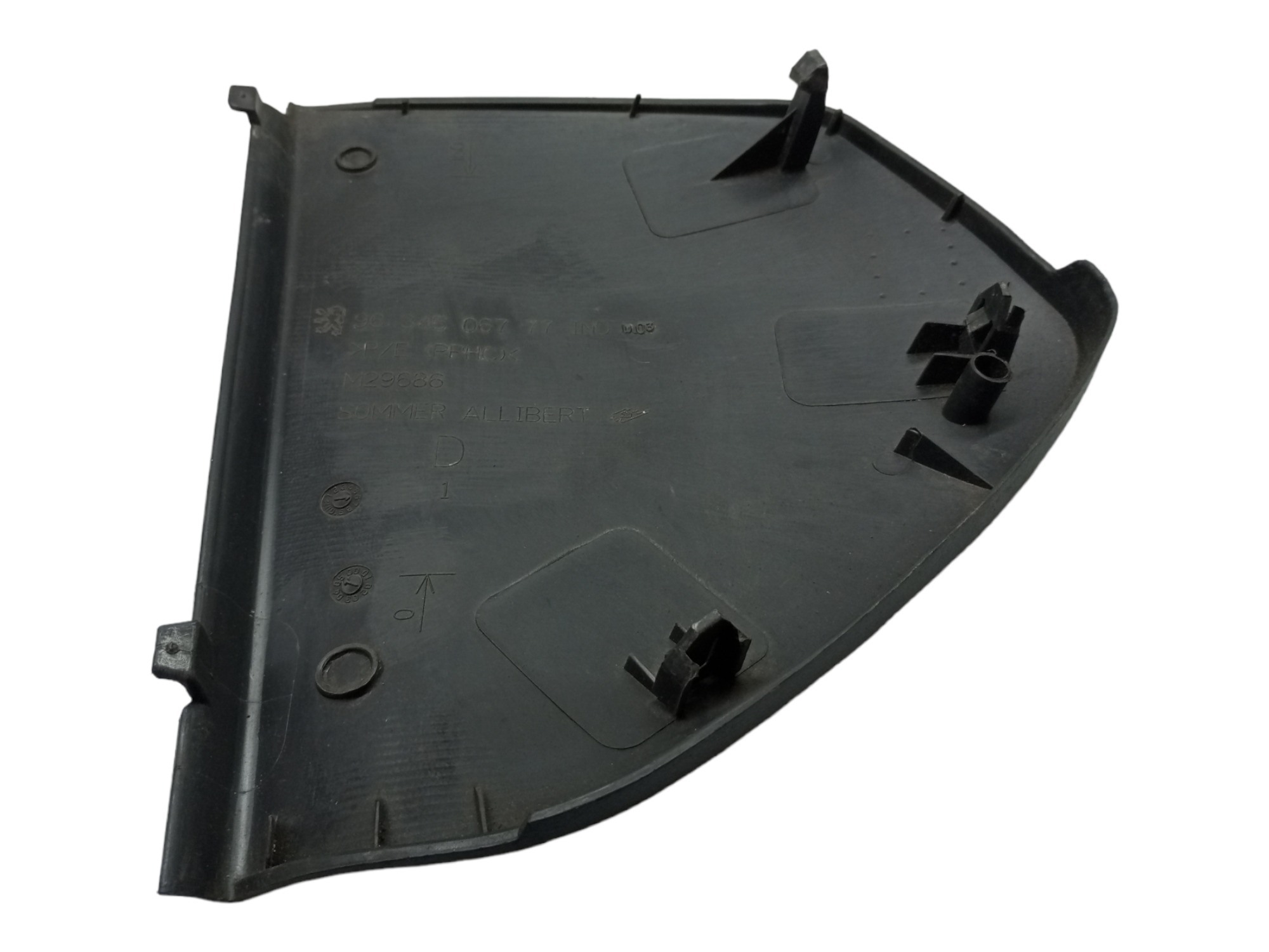 Acabamento Tampa Lateral Painel Peugeot 307 2007 Direito 3