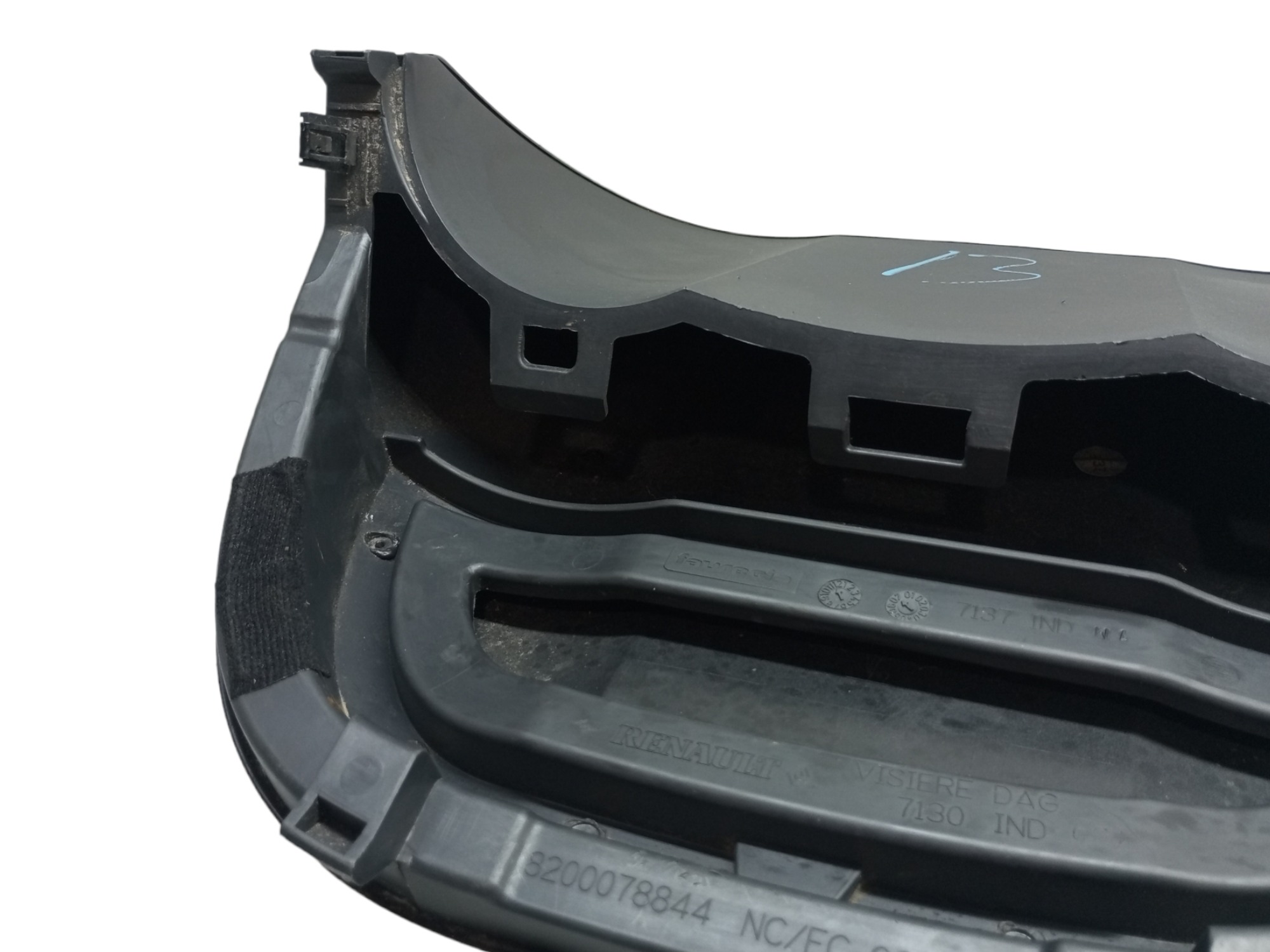 Moldura Painel Instrumento Megane Renault 2007 Superior 6
