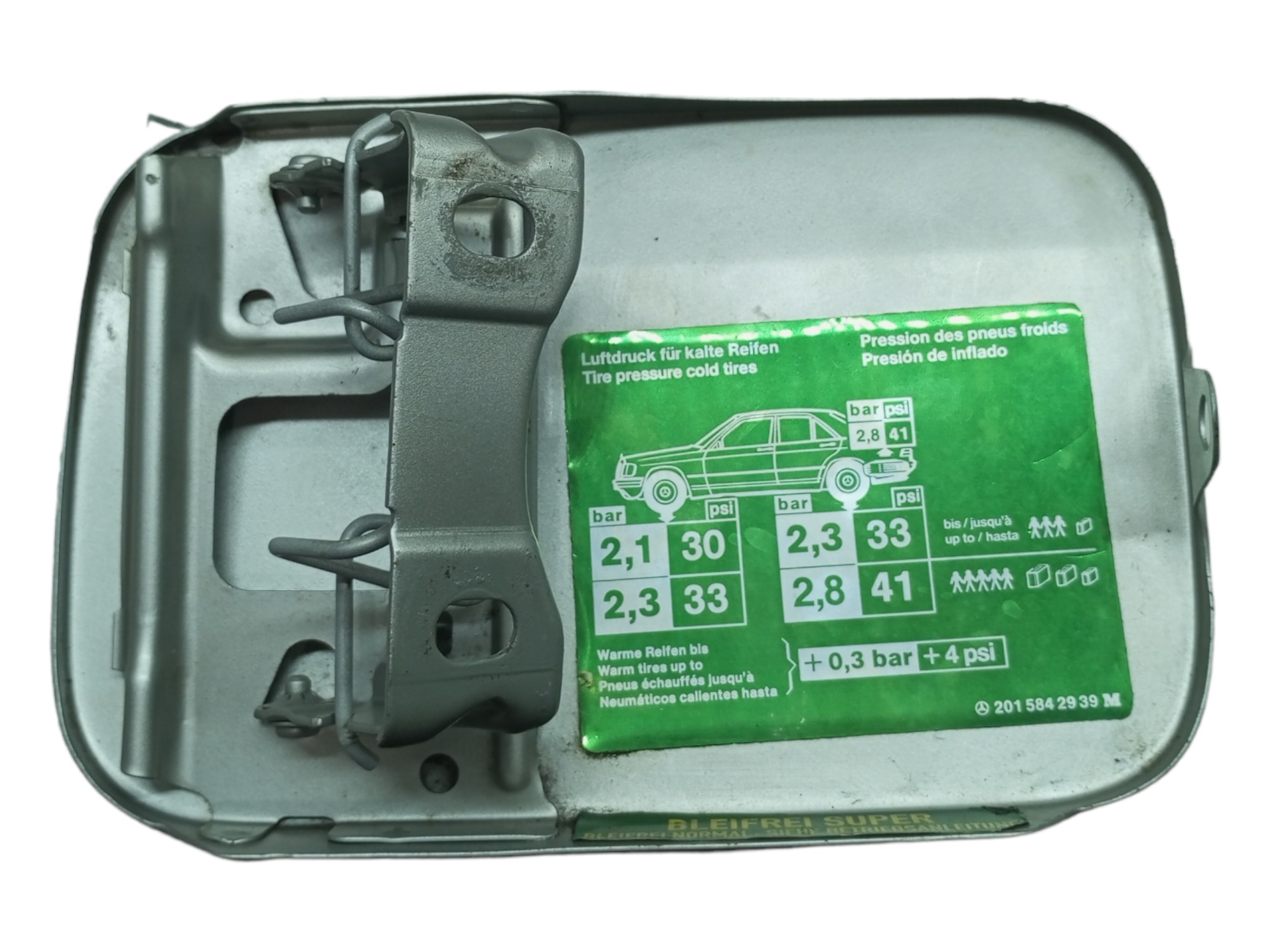 Portinhola Tanque Combustivel Mercedes C180 C280 97 98 99  Prata 6