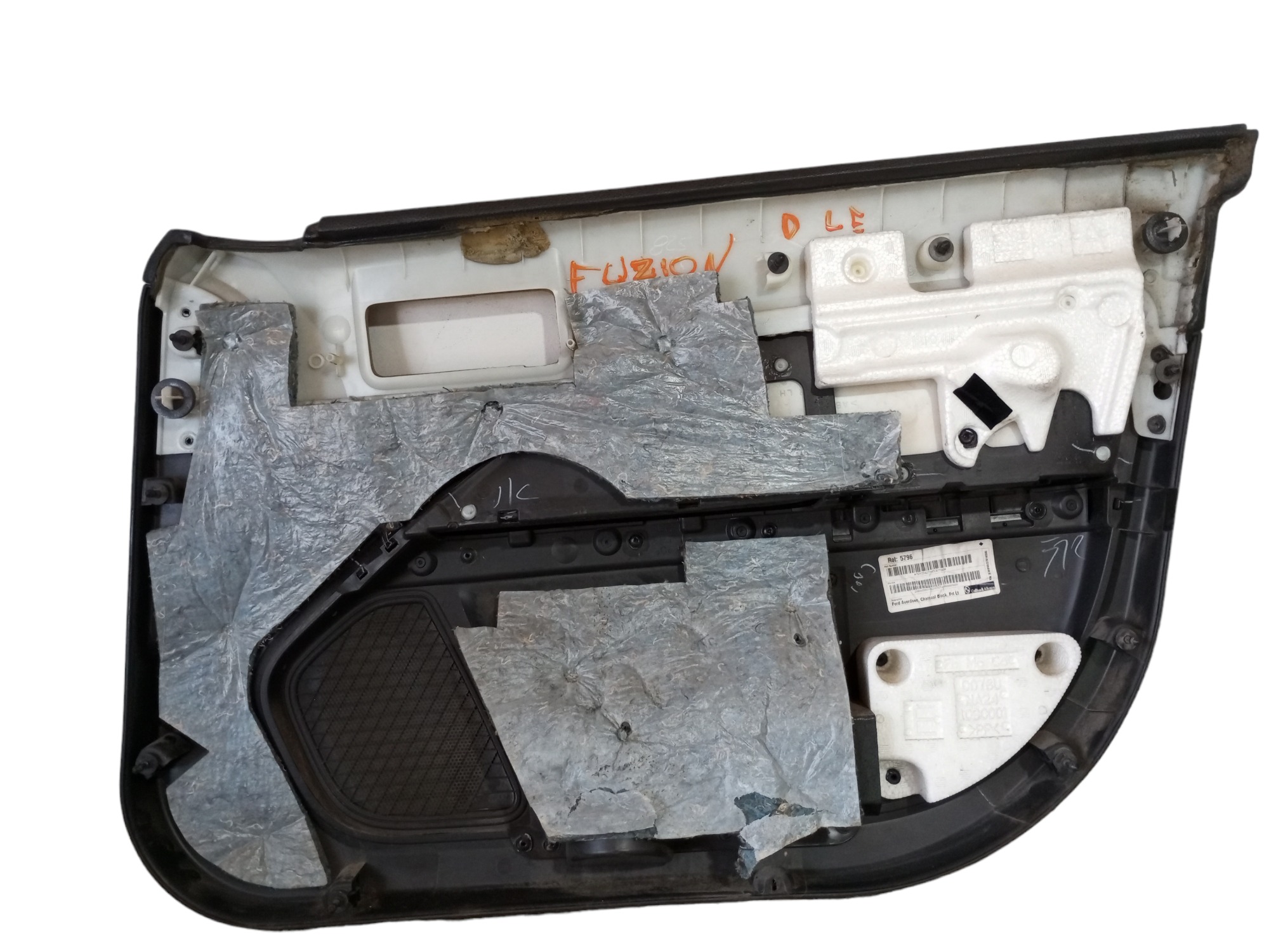 Forro Porta Ford Fusion 2007 2008 2009 Dianteira Esquerda  Preto 6