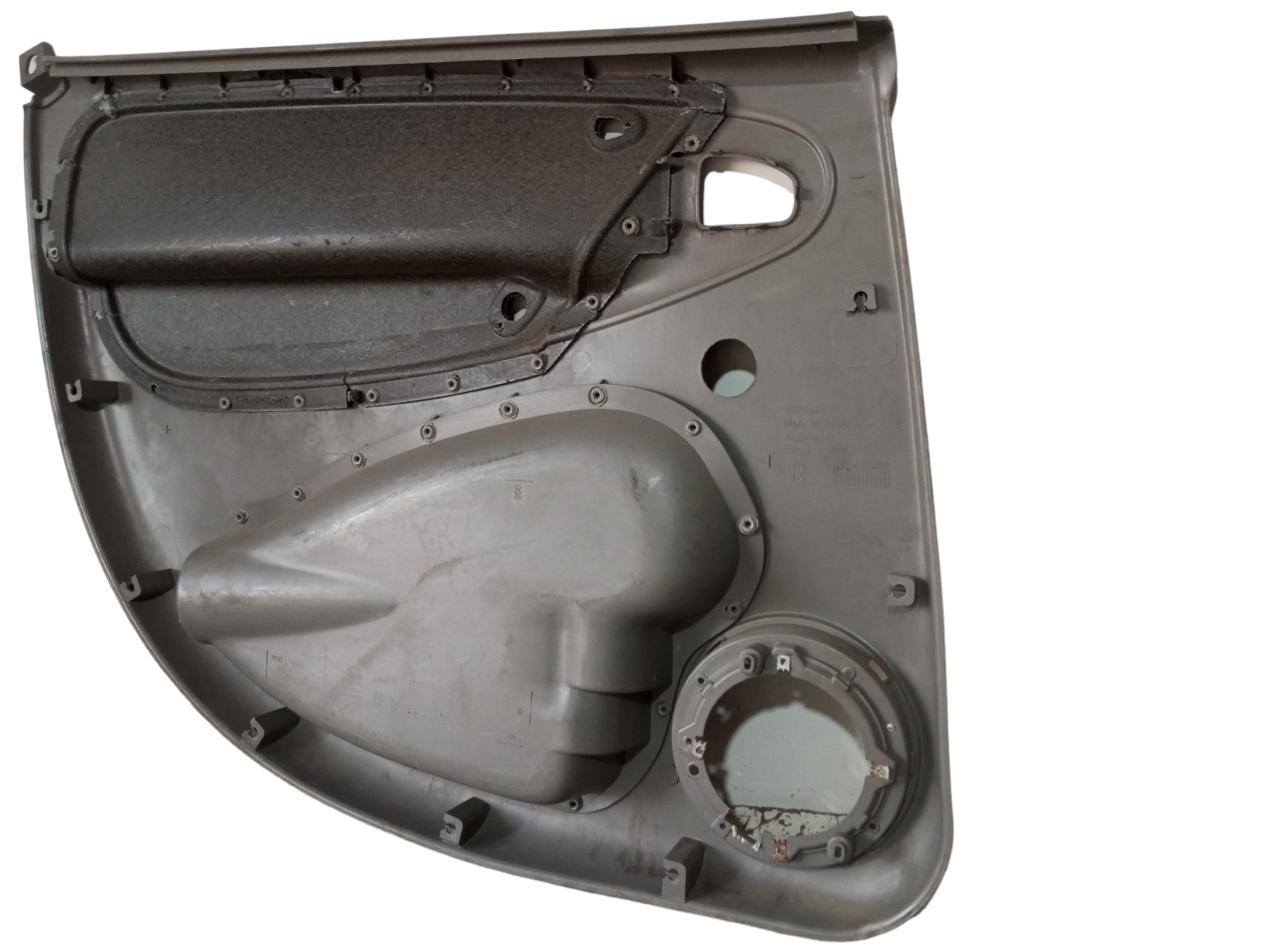 Forro Porta Xsara Picasso 2001 2005 2008 Traseira Direita Cinza 6