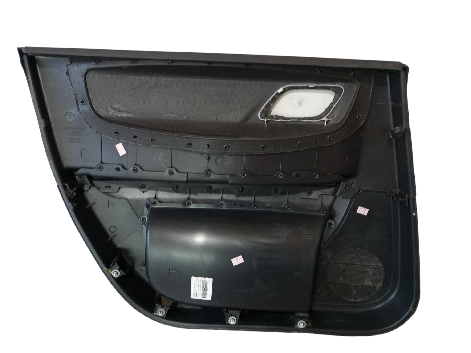Forro Porta Citroen C4 Pallas 2007 2012 Traseiro Direito Preto 7