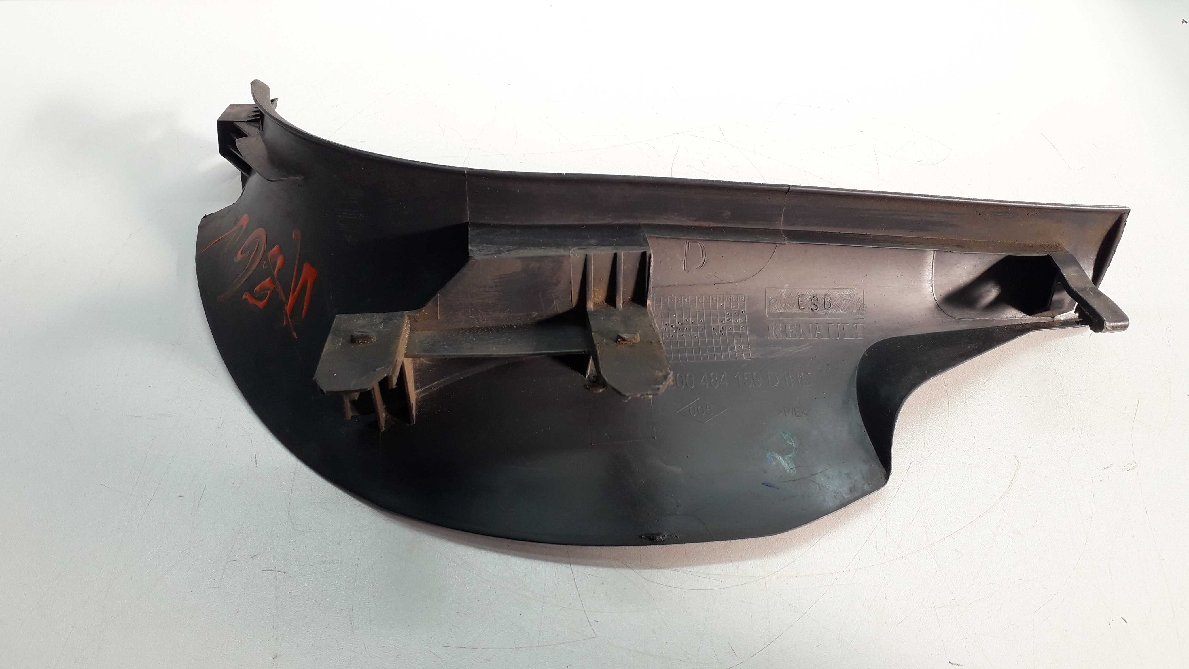 Moldura Pé Coluna Dianteira Direita Renault Megane 07/12 Preta 5