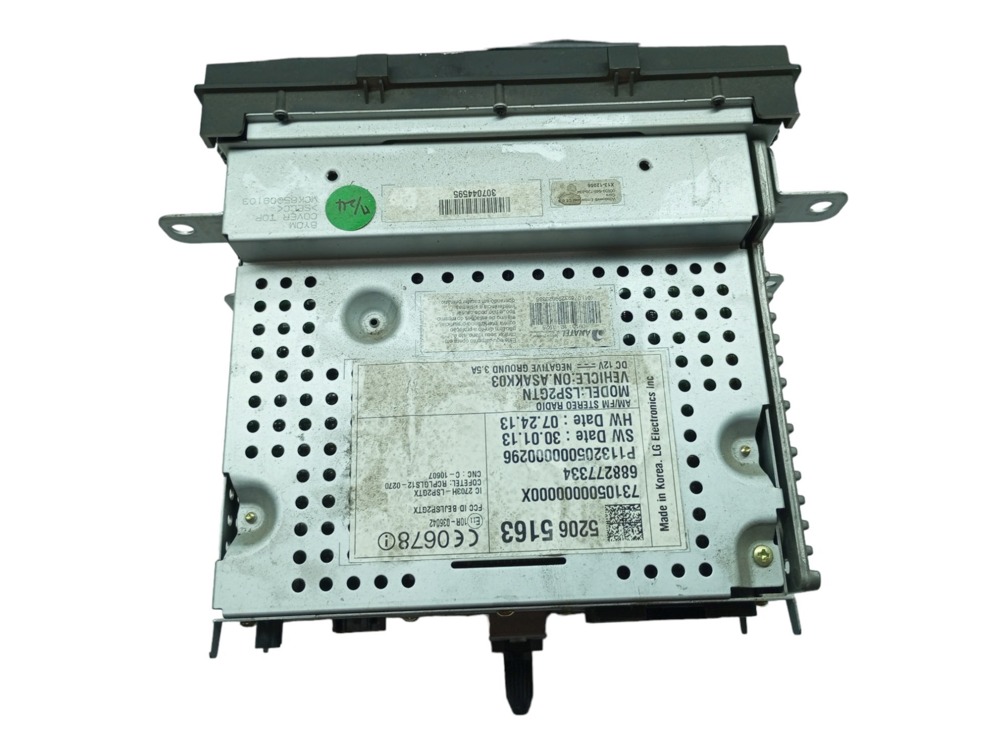 Radio Multimidia Onix Prisma Cobalt 2013 2014 2015 Central Preto 5