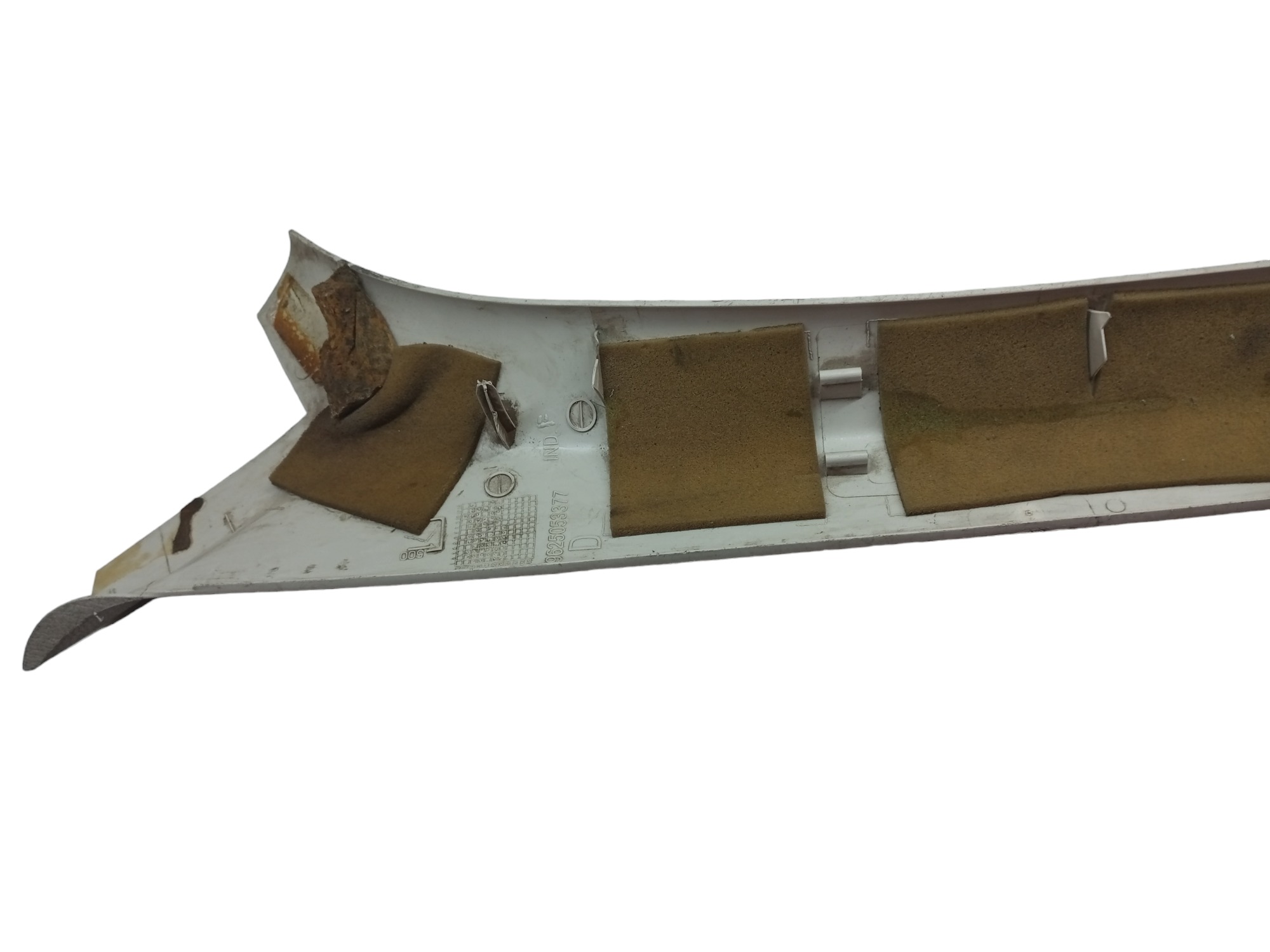 Moldura Coluna Parabrisa Peugeot 206 2006 2008 2010 Direito Cinza 4