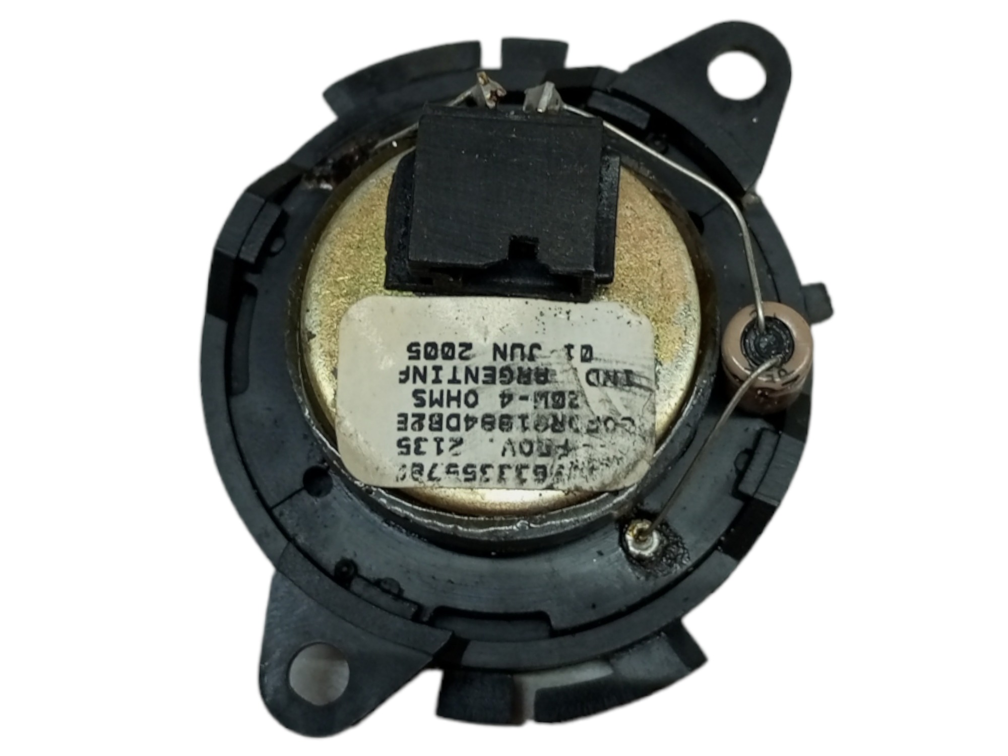 Tweeter Citroen C3 2004 2005 2006 2007 Dianteiro Direito Preto 4