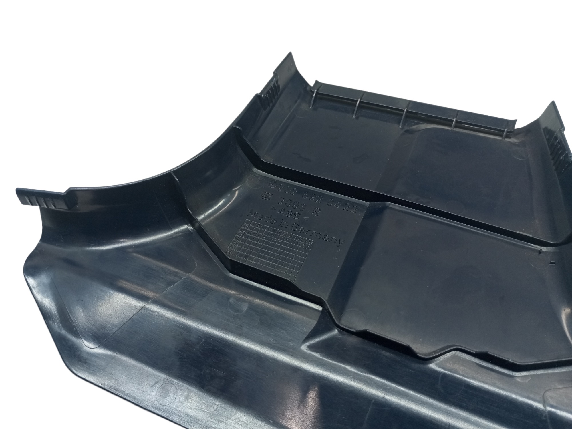 Moldura Inferior Coluna Mercedes C280 94 99 Central Direita 5