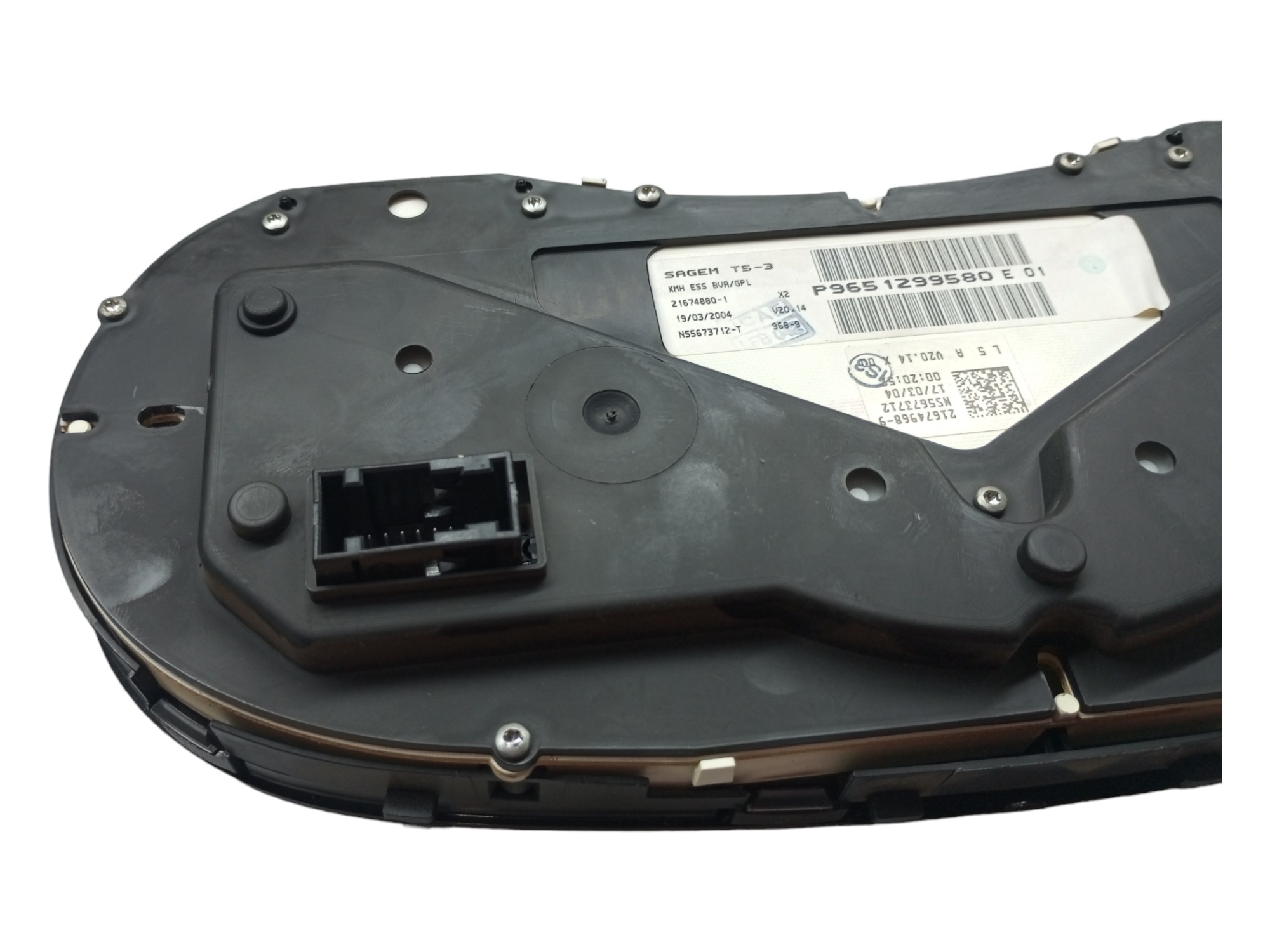 Painel Instrumento Peugeot 307 2004 2005 2006 2007 2008  Preto 6