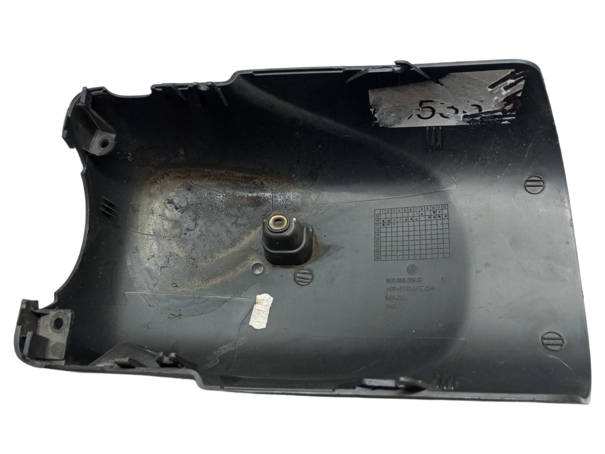 Moldura Capa Chave Seta Inferior Gol G5 2009 Inferior Vw 4