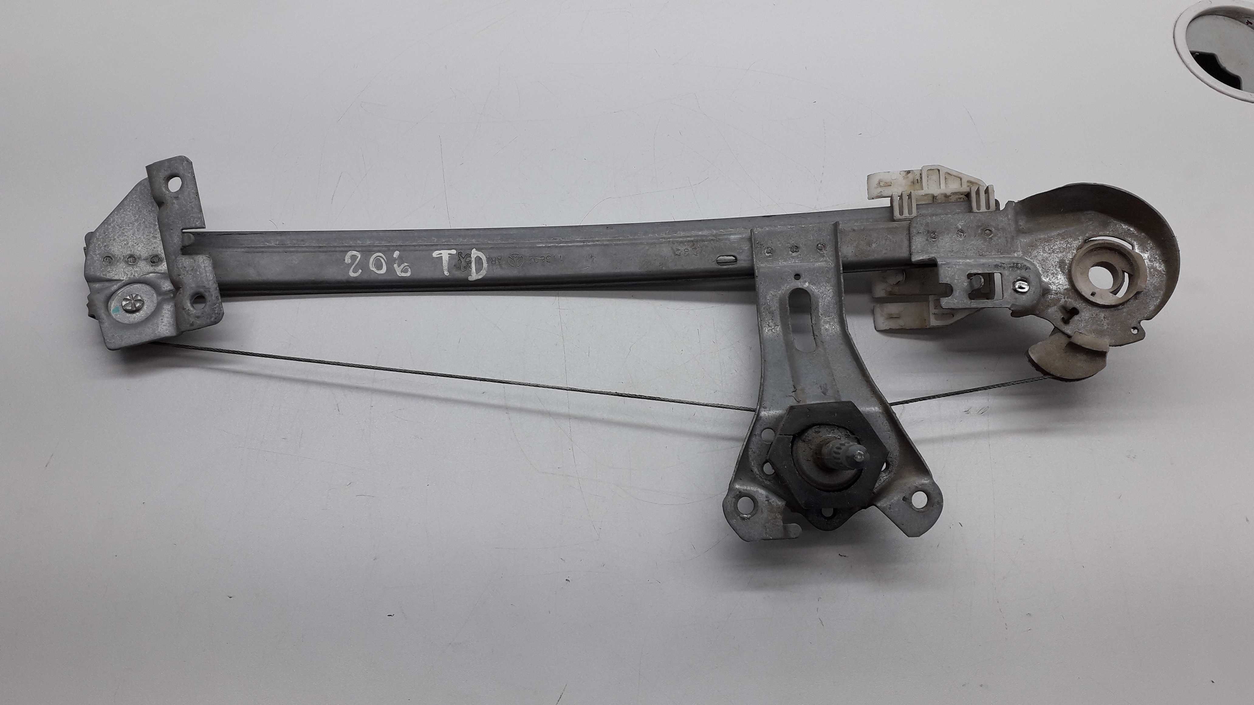 Maquina De Vidro Manual Traseira Direita Peugeot 206 2007 4