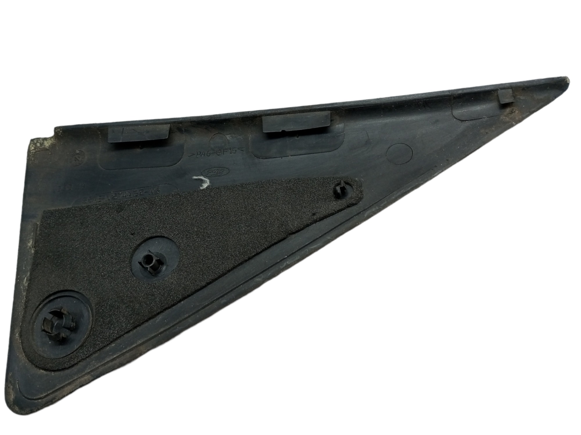 Moldura Externa Porta Traseira Direita Ford Escort 96 97 98 Preto 3