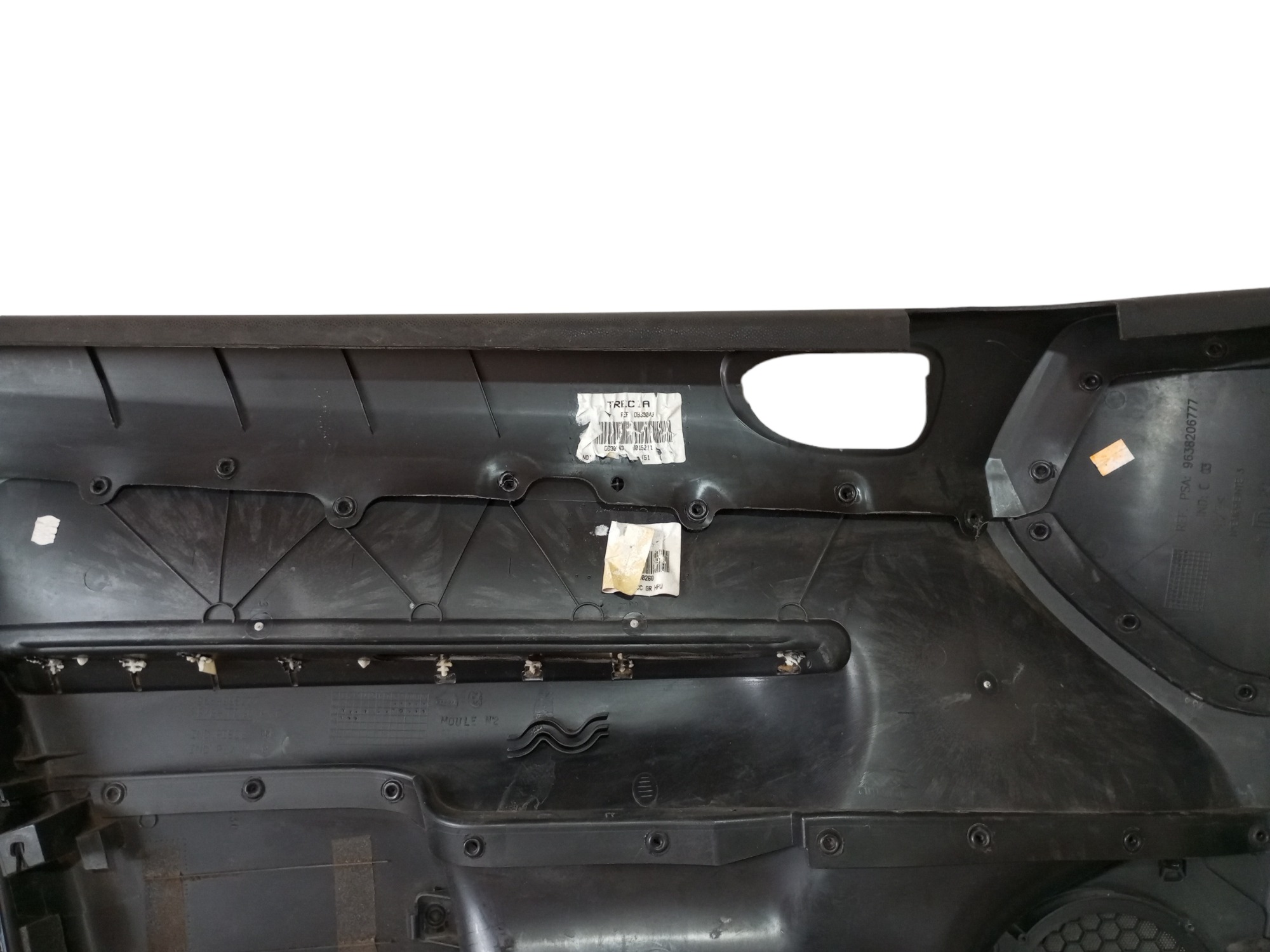 Forro Porta Peugeot 307 2011 2012 2013 Dianteira Direita  Preto 8