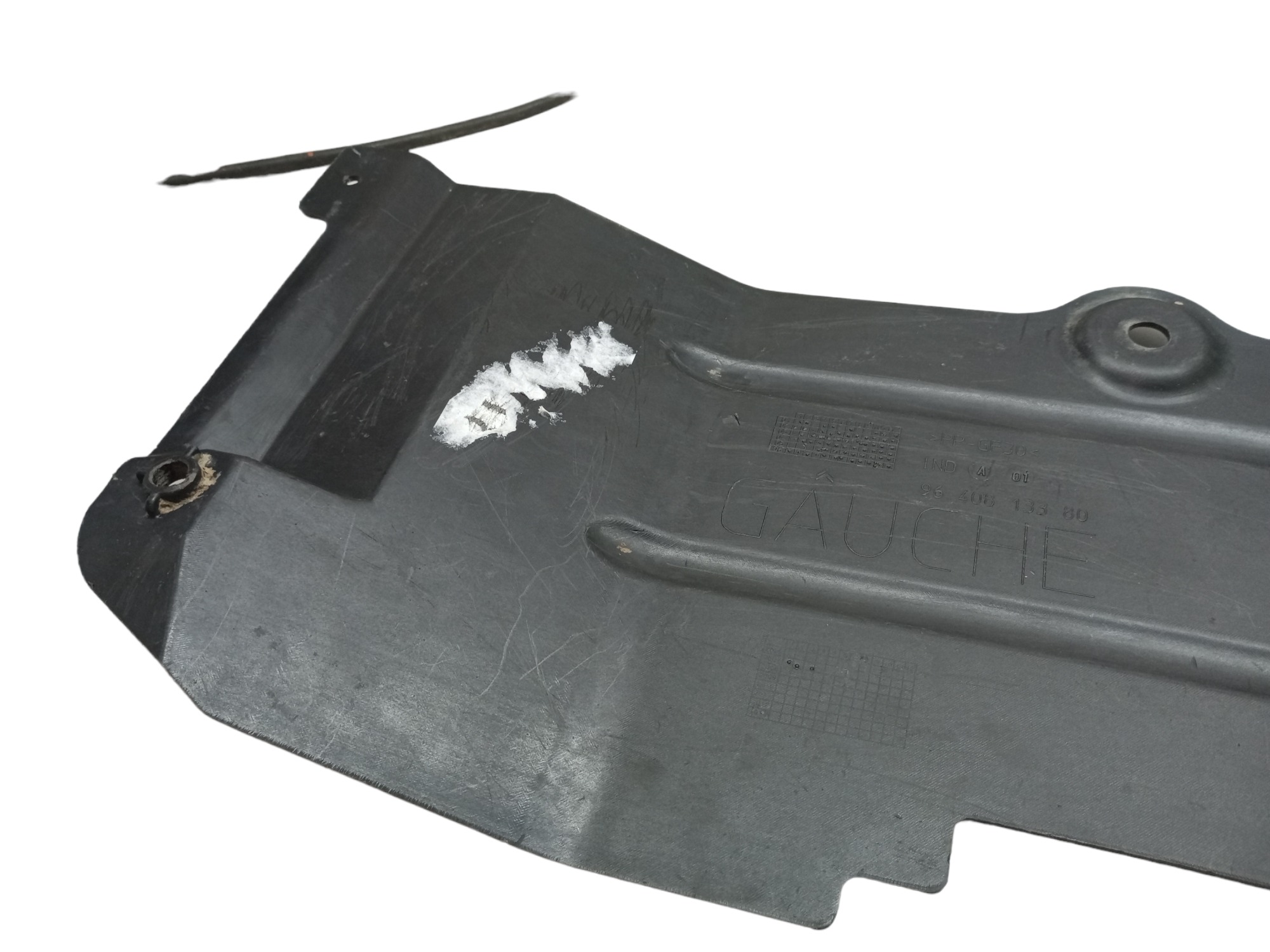 Capa Defletor Calor Inferior Citroen C3 2003 2012 Esquerdo 2